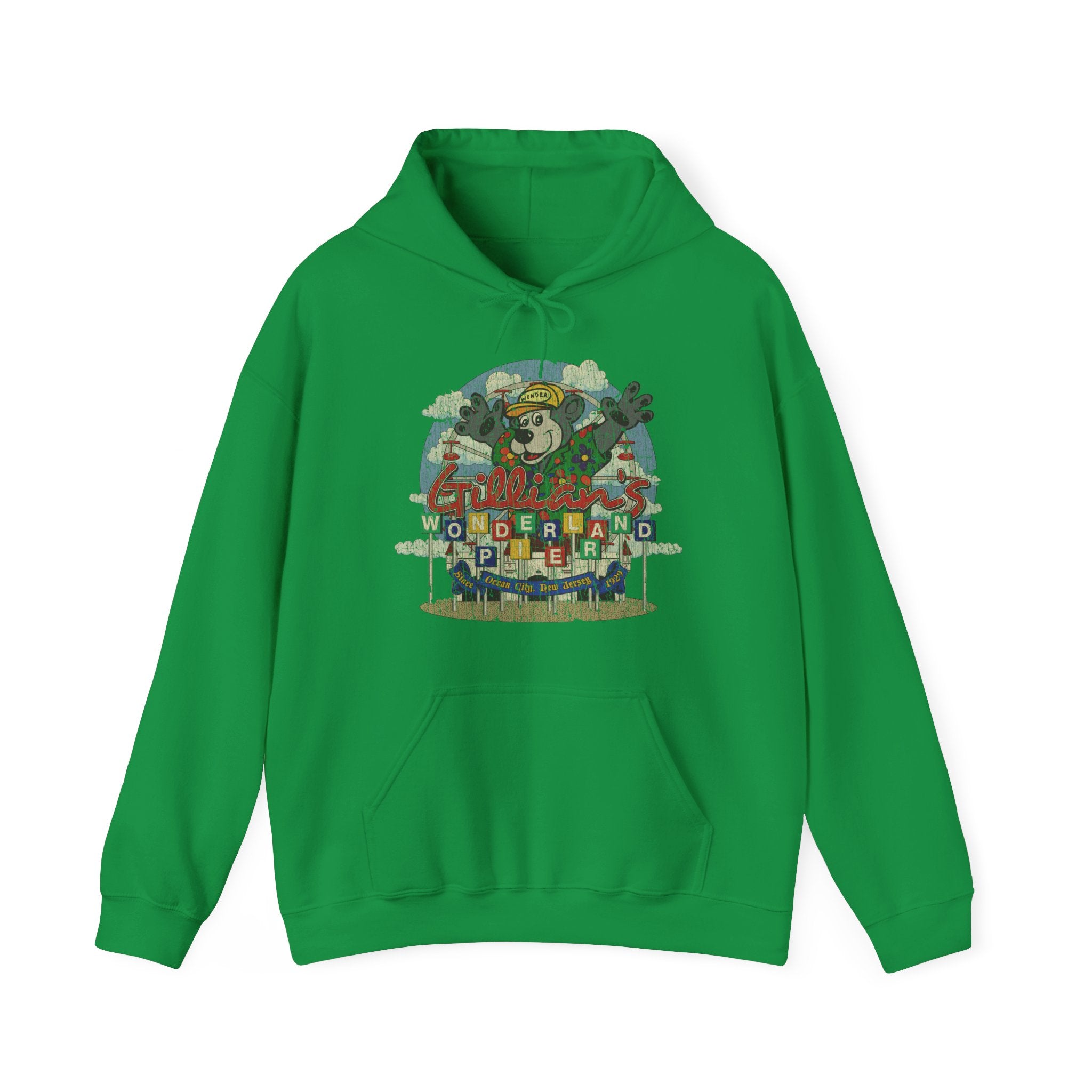 Gillian’s Wonderland Pier 1929 Vintage Men's Hoodie