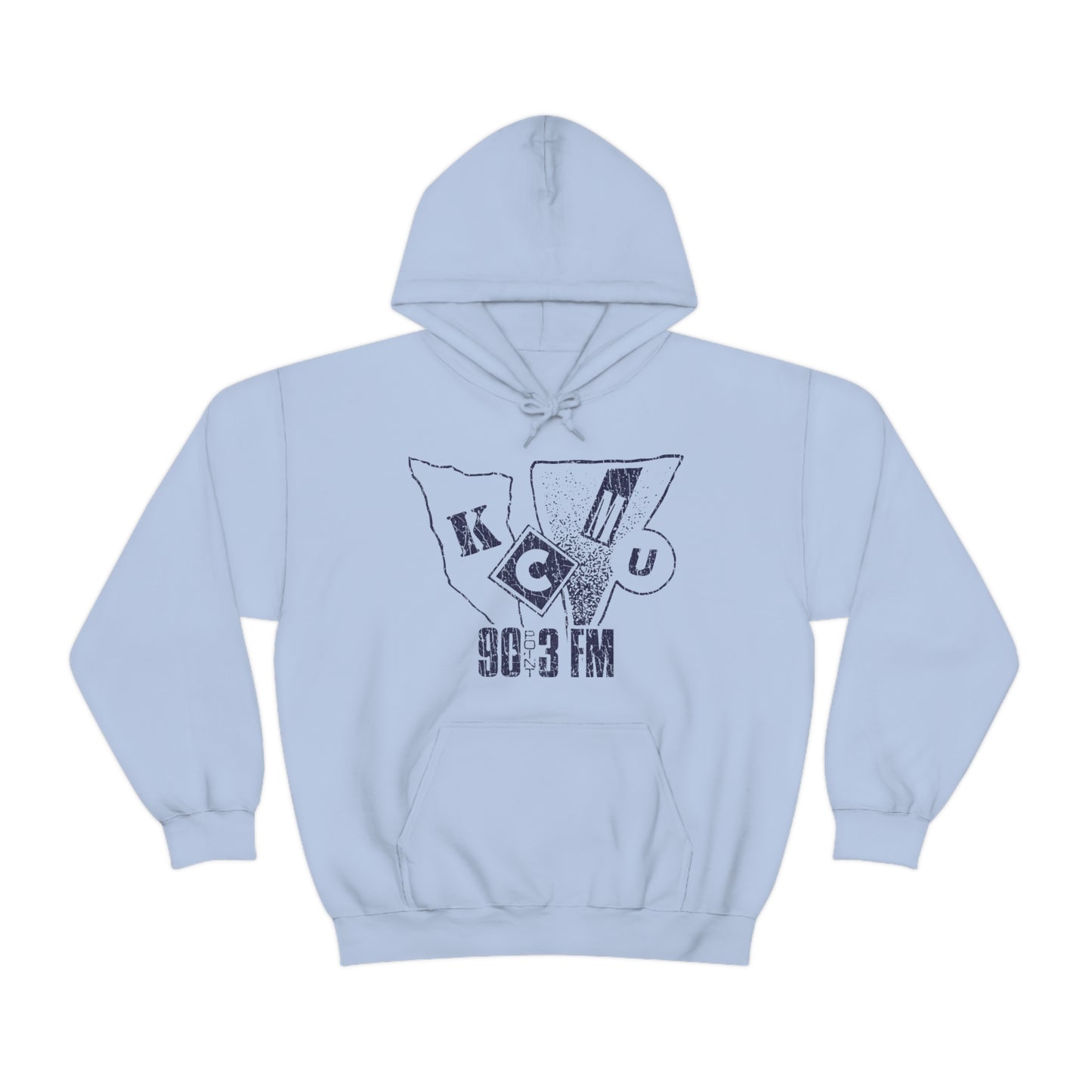 KCMU 90.3 FM Seattle 1972 Vintage Men's Hoodie
