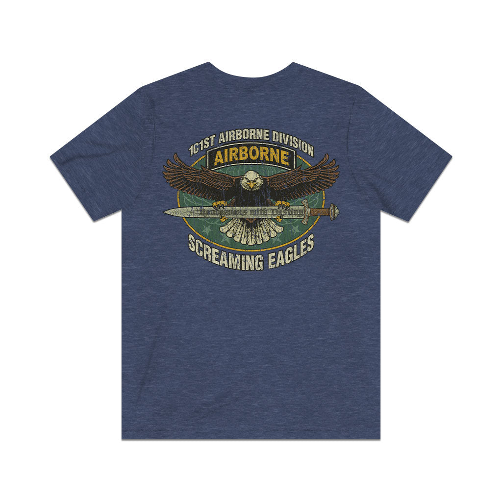 101st Screaming Eagles 1918 F/B Vintage Men's T-Shirt