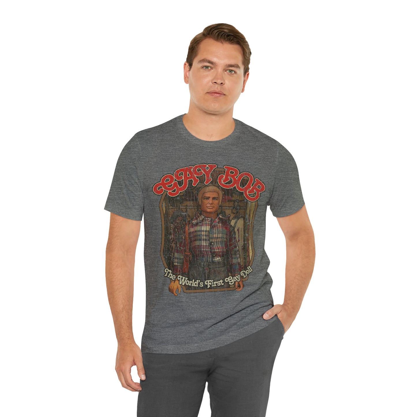 Gay Bob Doll 1977 Vintage Men's T-Shirt