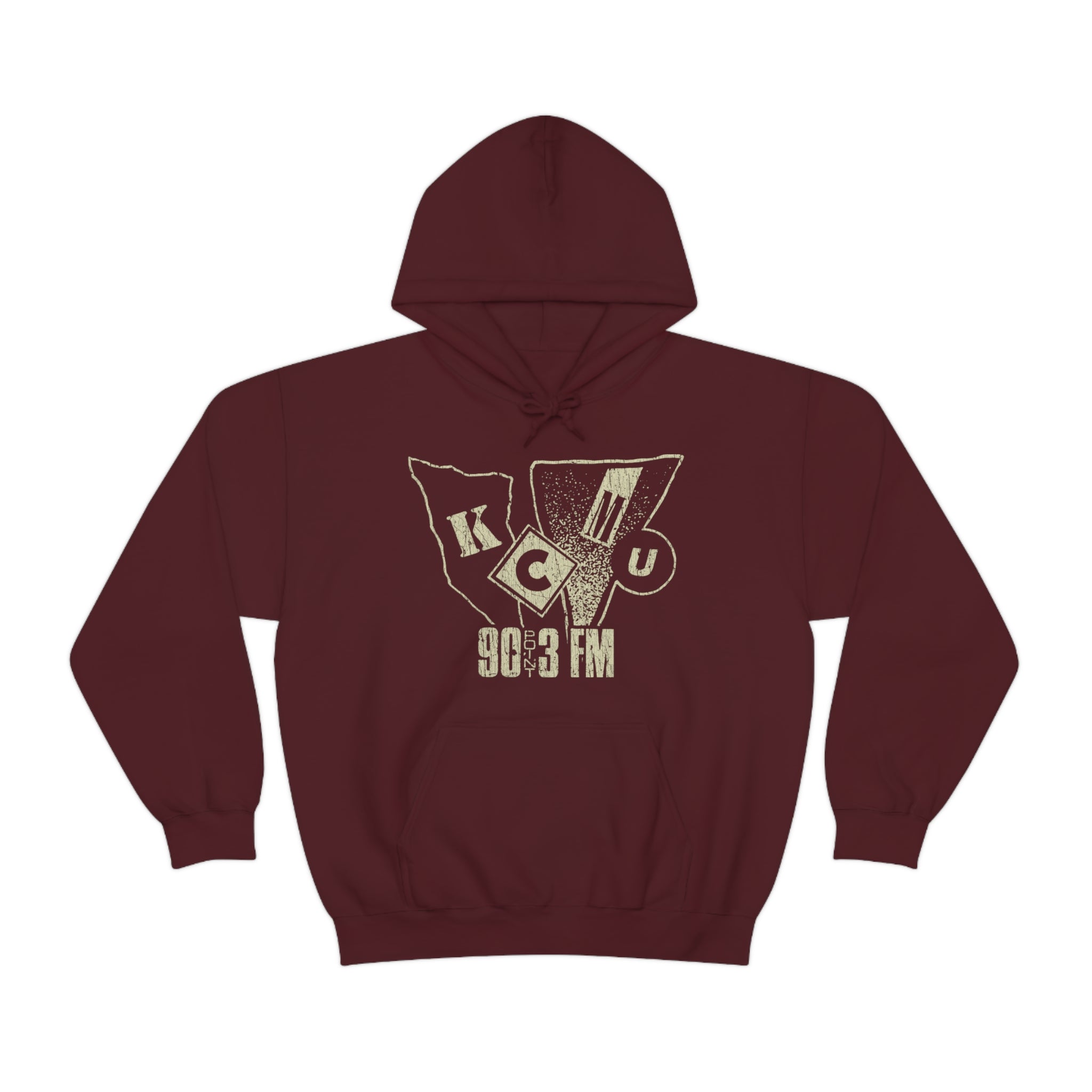 KCMU 90.3 FM Seattle 1972 Vintage Men's Hoodie