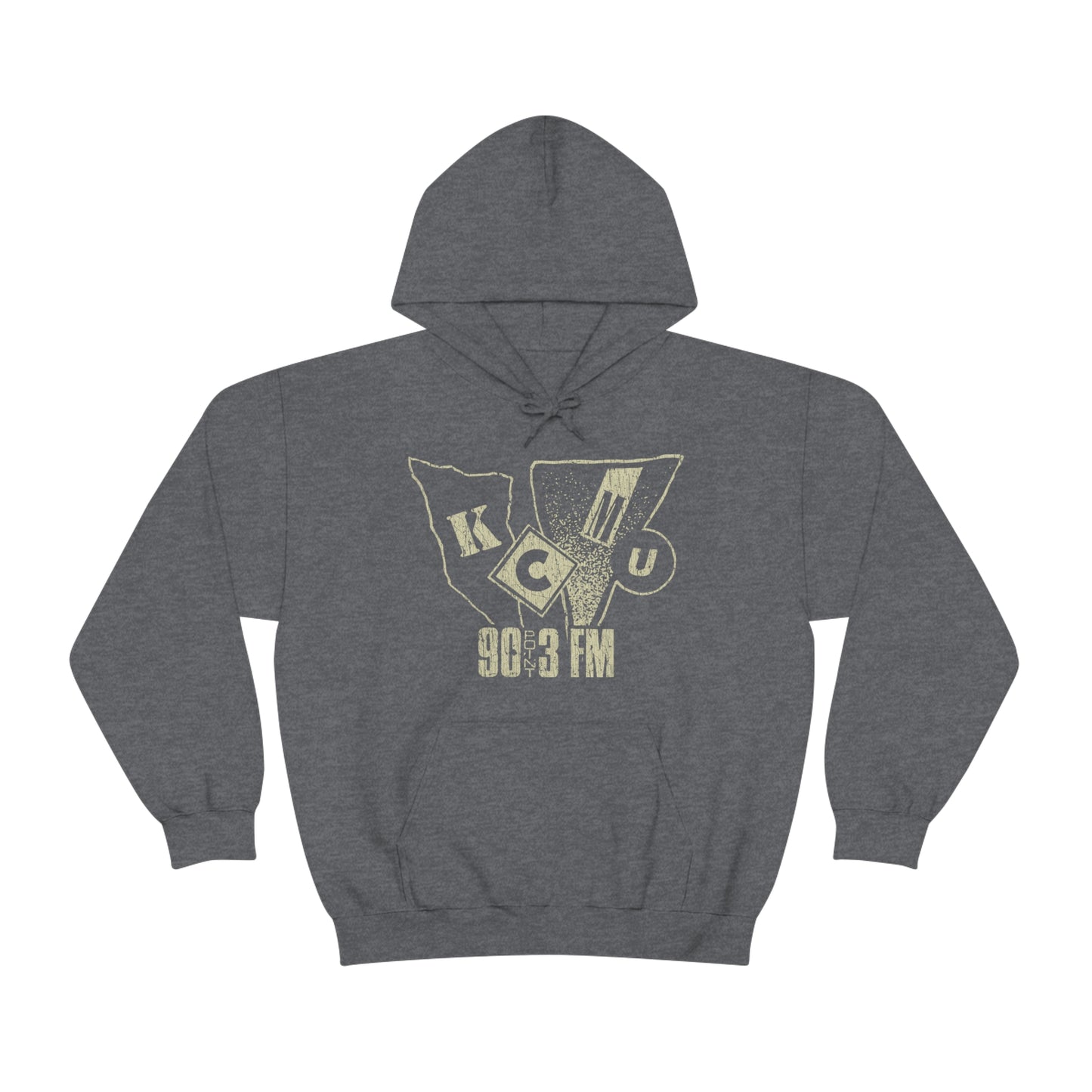KCMU 90.3 FM Seattle 1972 Vintage Men's Hoodie
