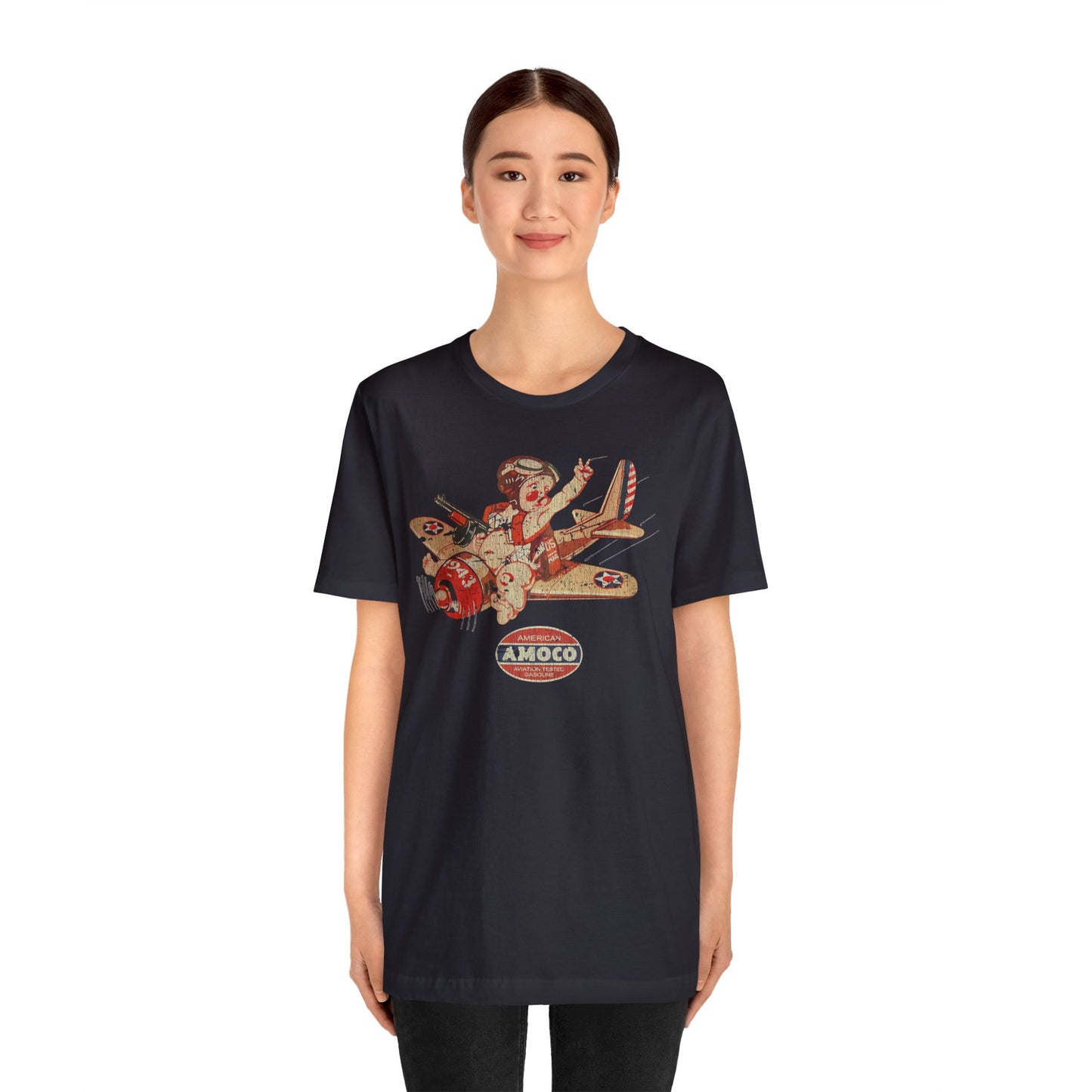 Amoco Aviation Fuel 1943 Vintage Men's T-Shirt