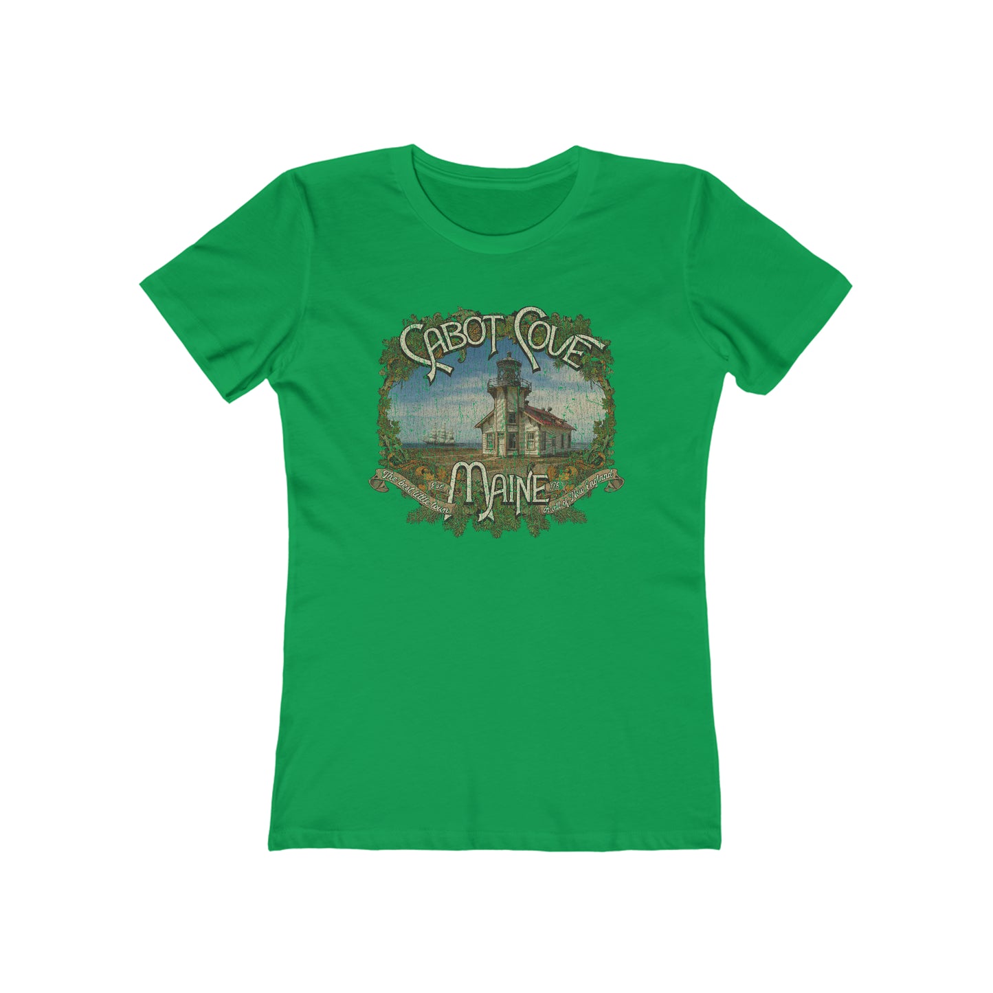 Cabot Cove Maine 1780 Vintage Women's T-Shirt