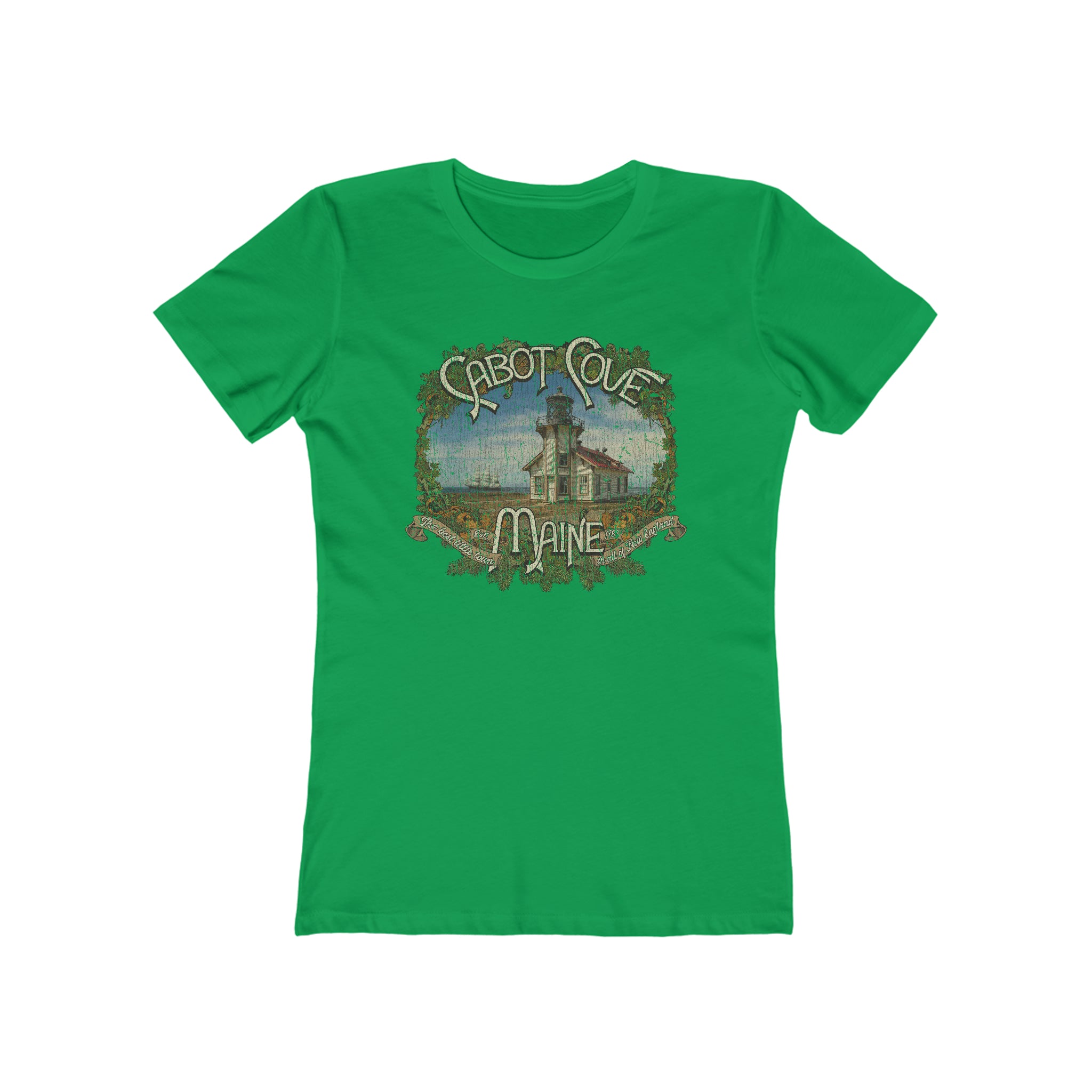 Cabot Cove Maine 1780 Vintage Women's T-Shirt
