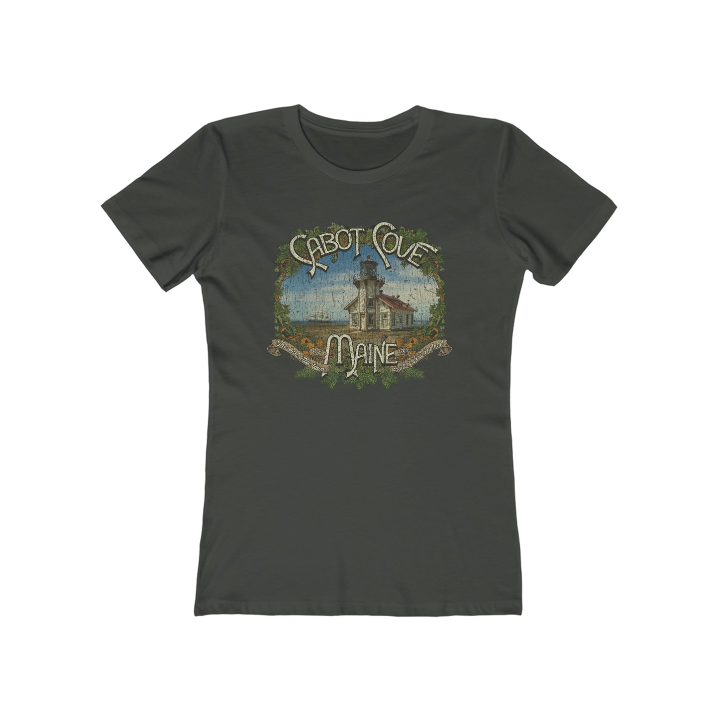 Cabot Cove Maine 1780 Vintage Women's T-Shirt