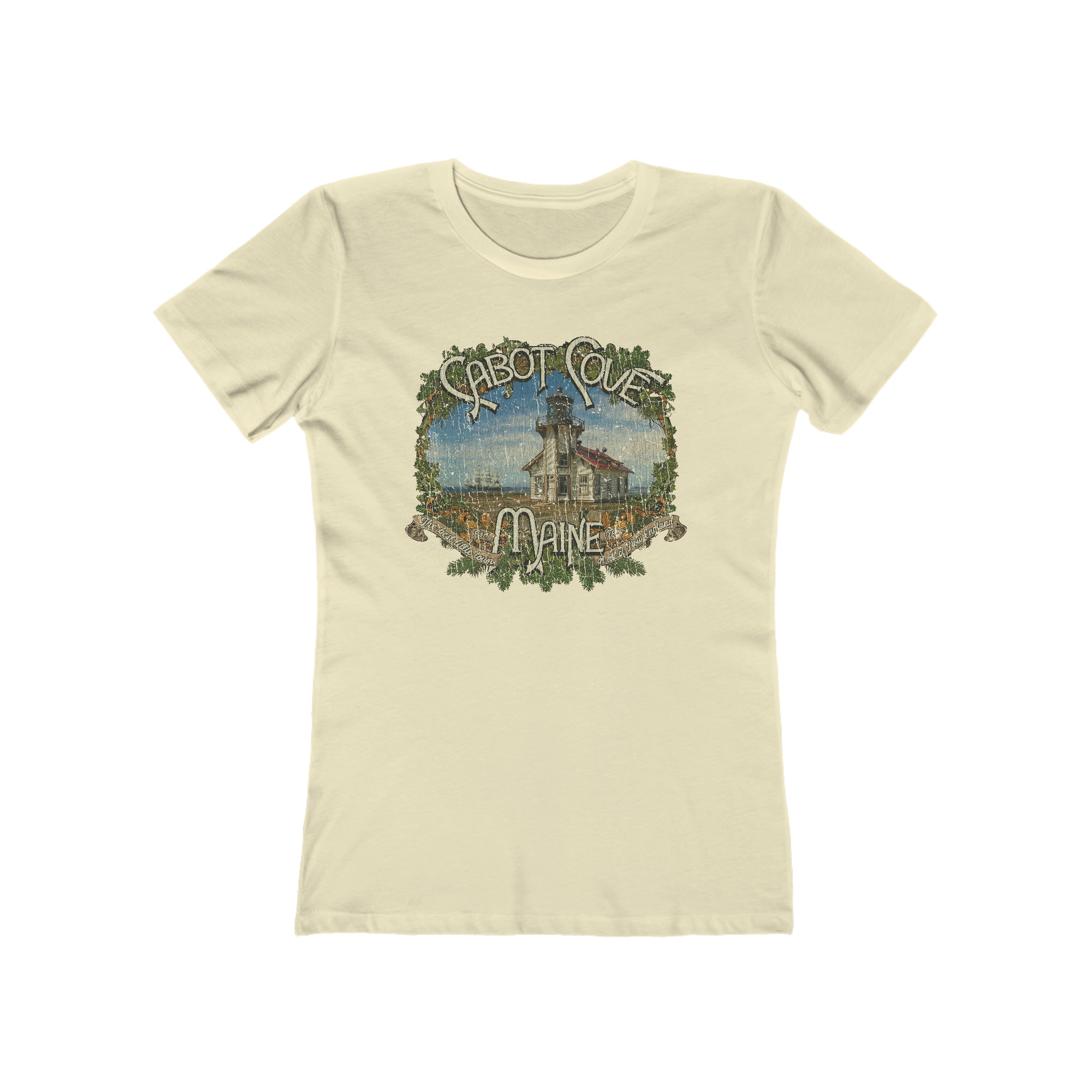 Cabot Cove Maine 1780 Vintage Women's T-Shirt