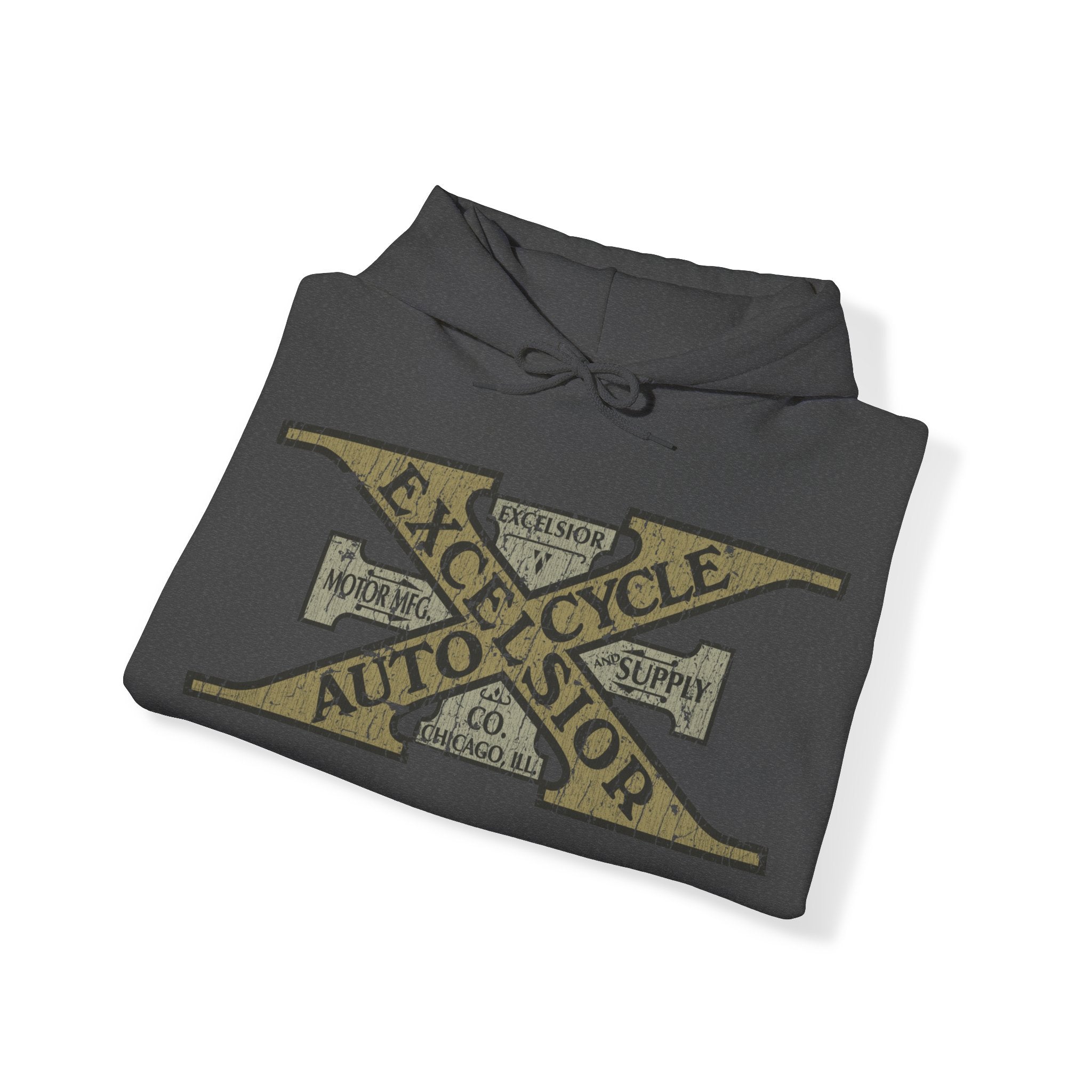 Excelsior Auto Cycle 1907 Vintage Men's Hoodie