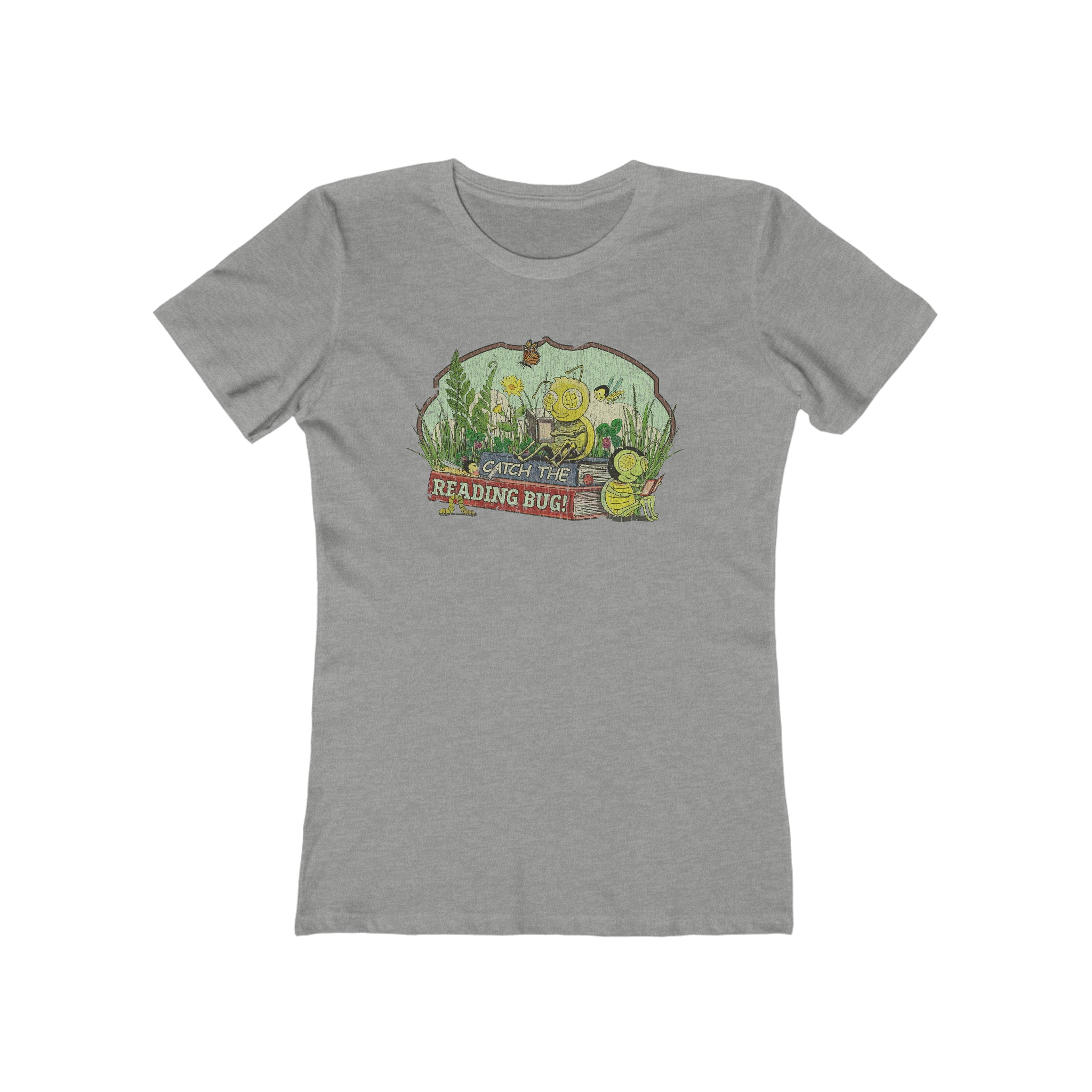 Catch The Reading Bug 2002 Vintage Women's T-Shirt