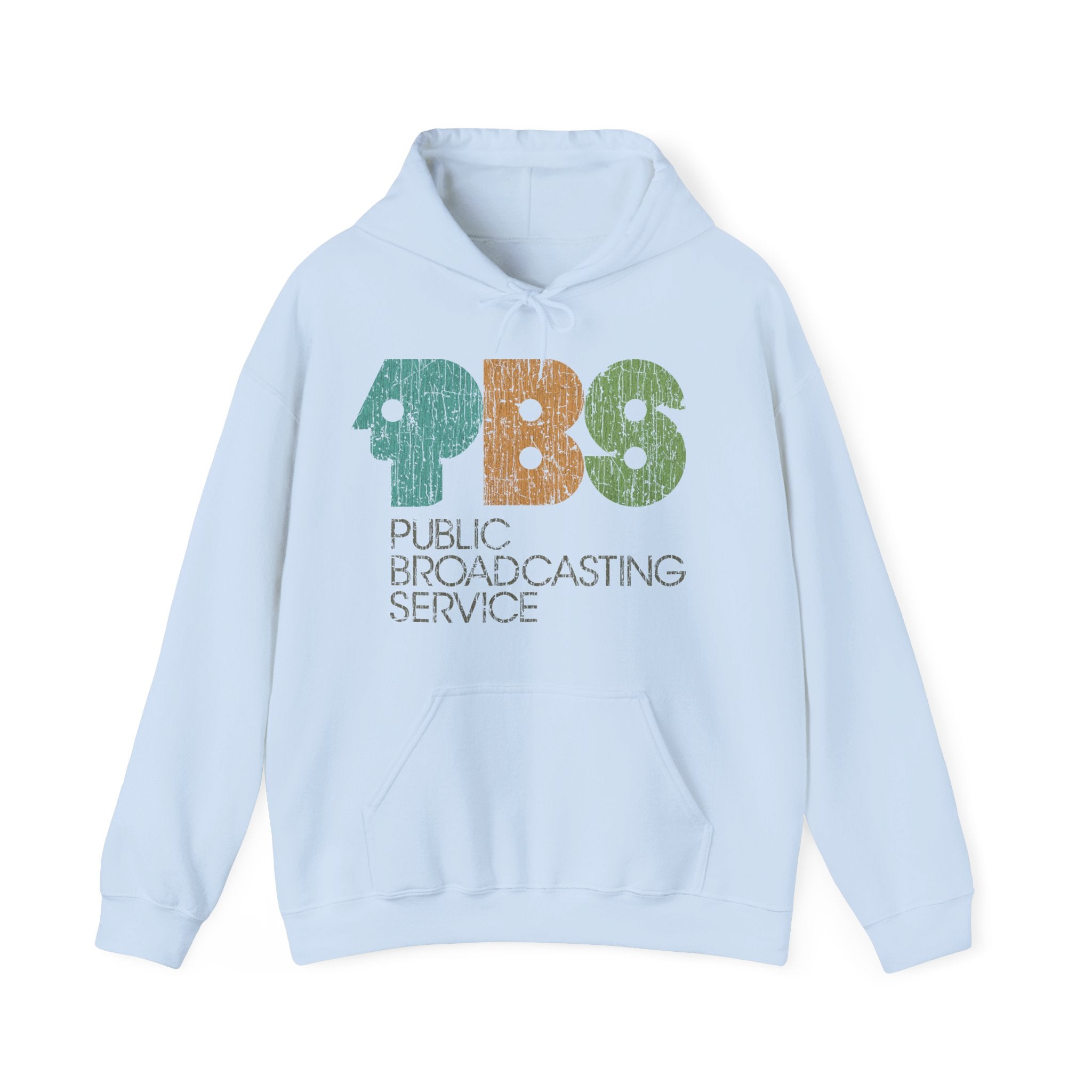 Public Broadcasting Service 1971 Vintage Men's Hoodie