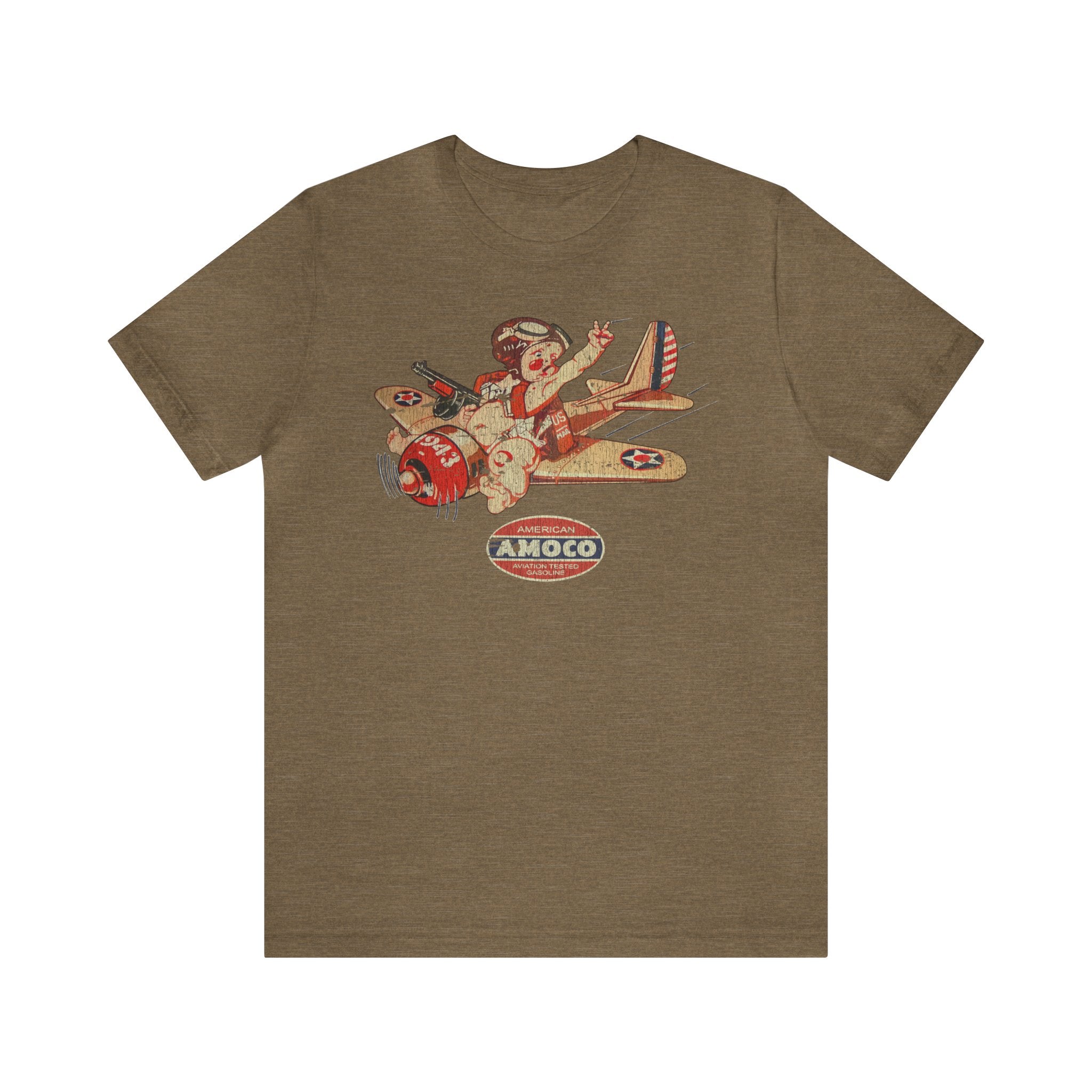 Amoco Aviation Fuel 1943 Vintage Men's T-Shirt