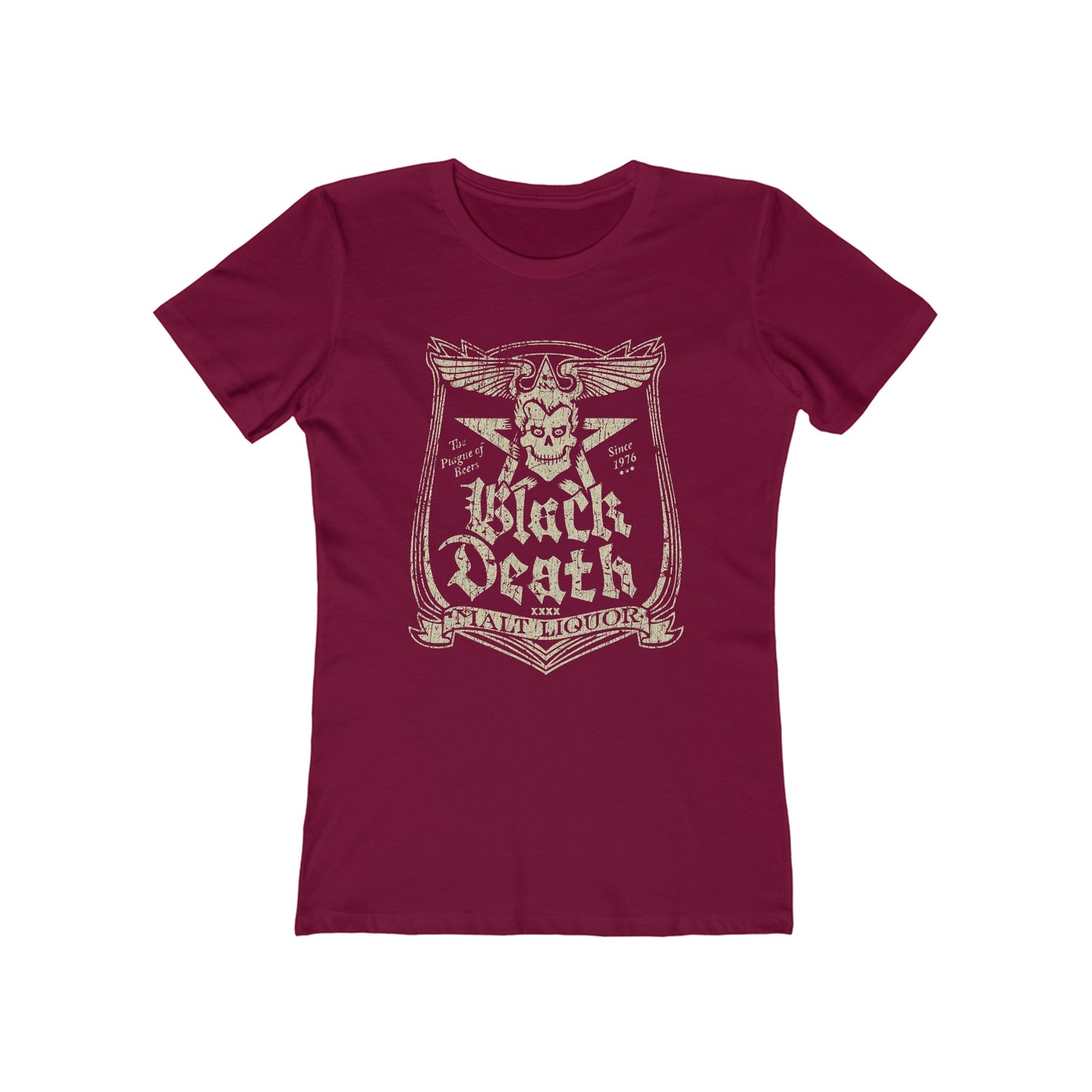 Black Death Malt Liquor 1976 Vintage Women's T-Shirt