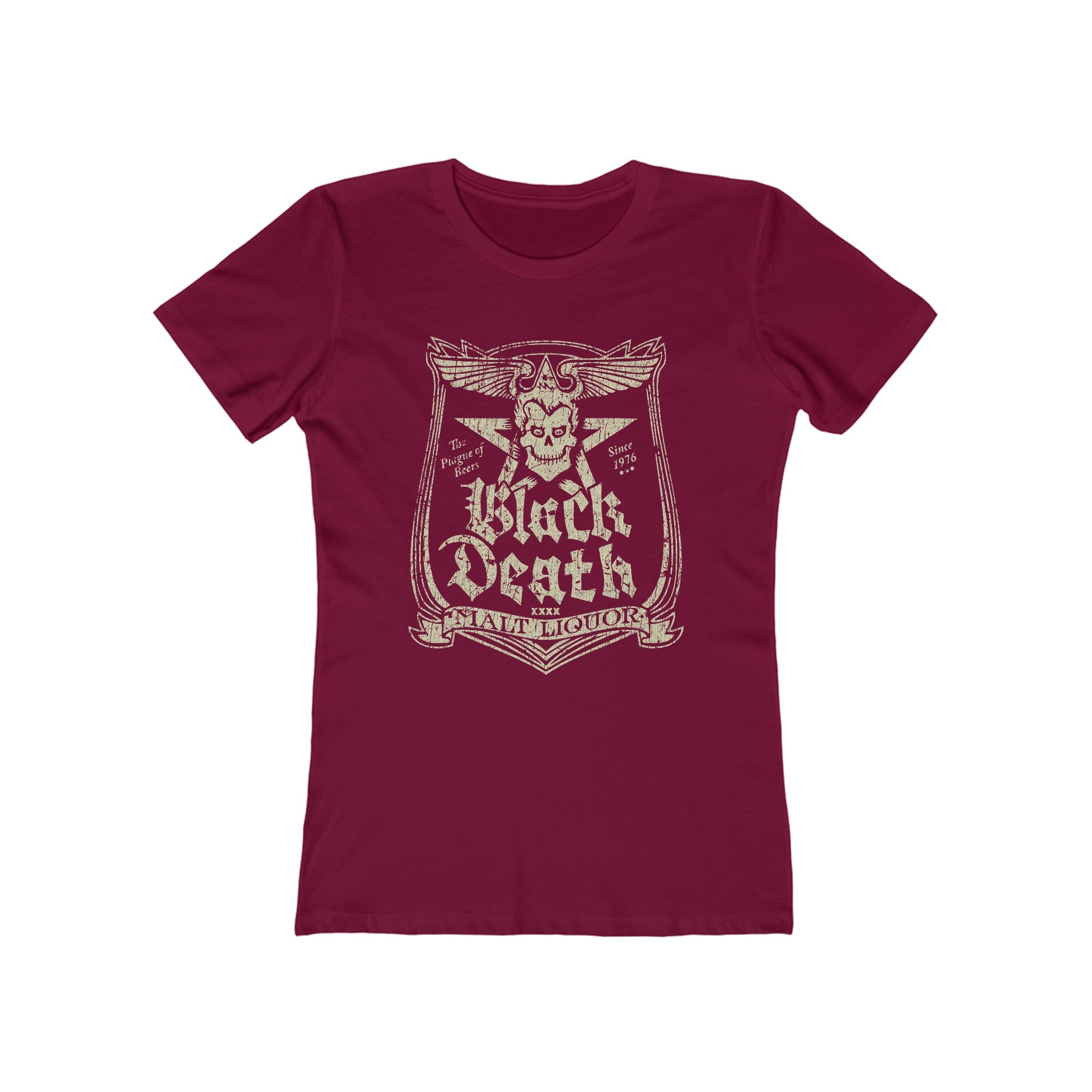 Black Death Malt Liquor 1976 Vintage Women's T-Shirt