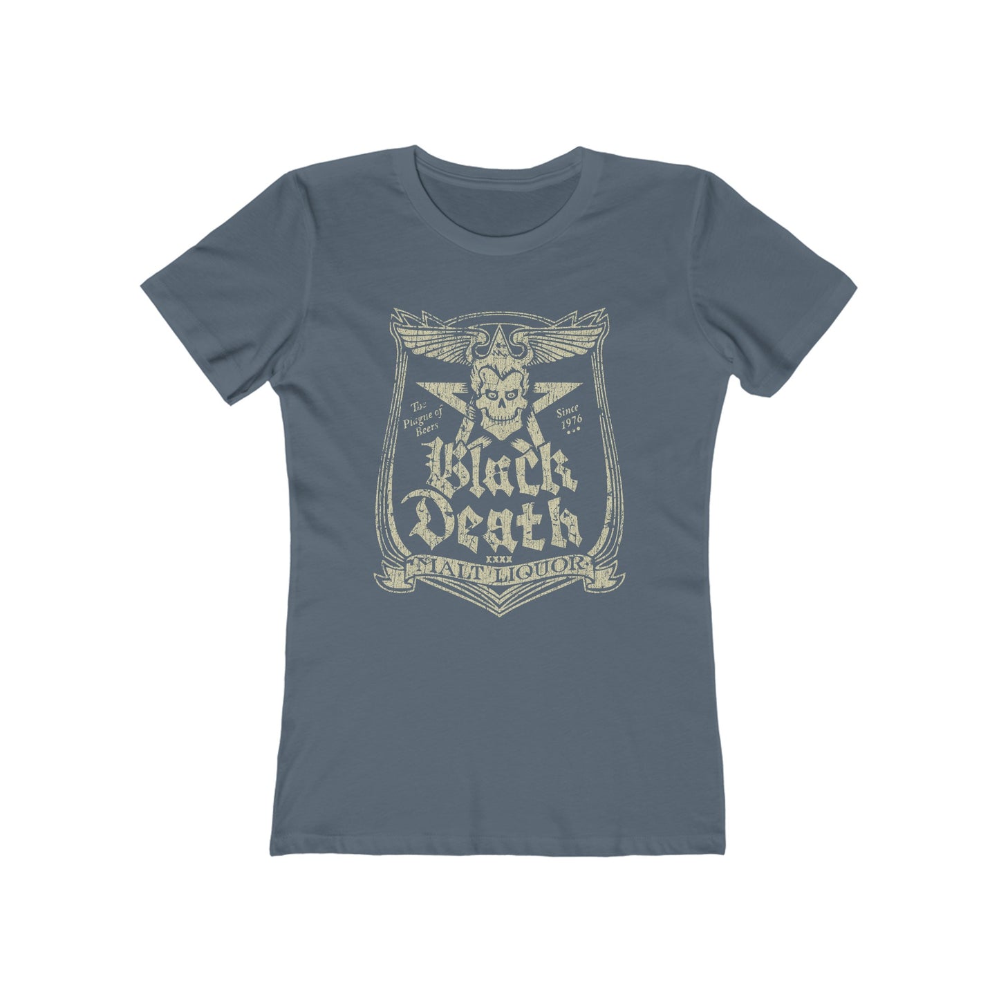 Black Death Malt Liquor 1976 Vintage Women's T-Shirt