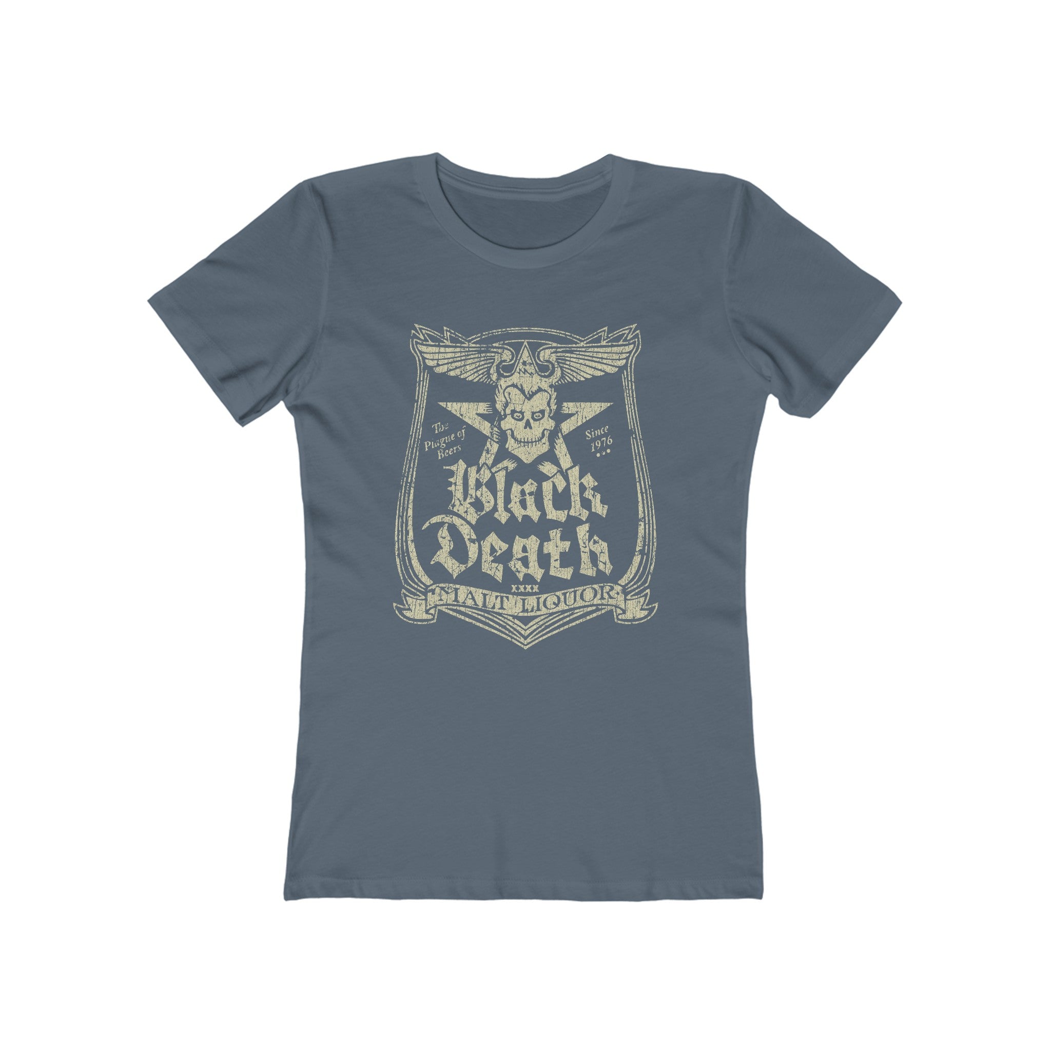 Black Death Malt Liquor 1976 Vintage Women's T-Shirt