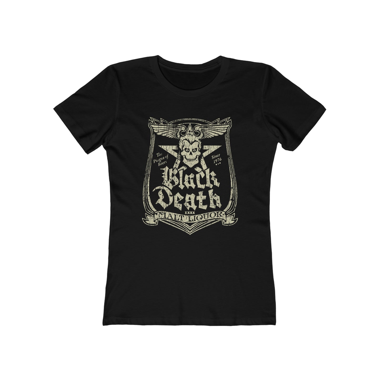 Black Death Malt Liquor 1976 Vintage Women's T-Shirt