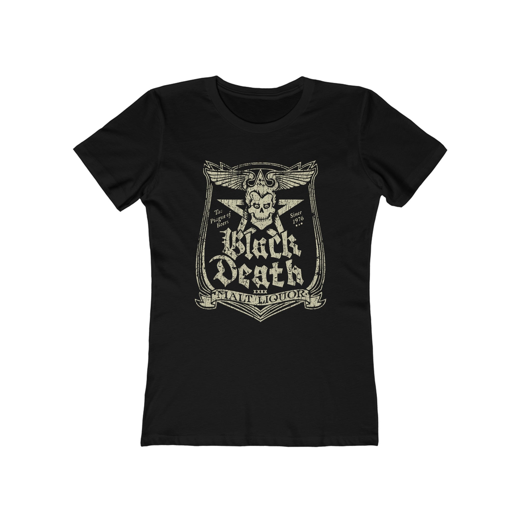Black Death Malt Liquor 1976 Vintage Women's T-Shirt