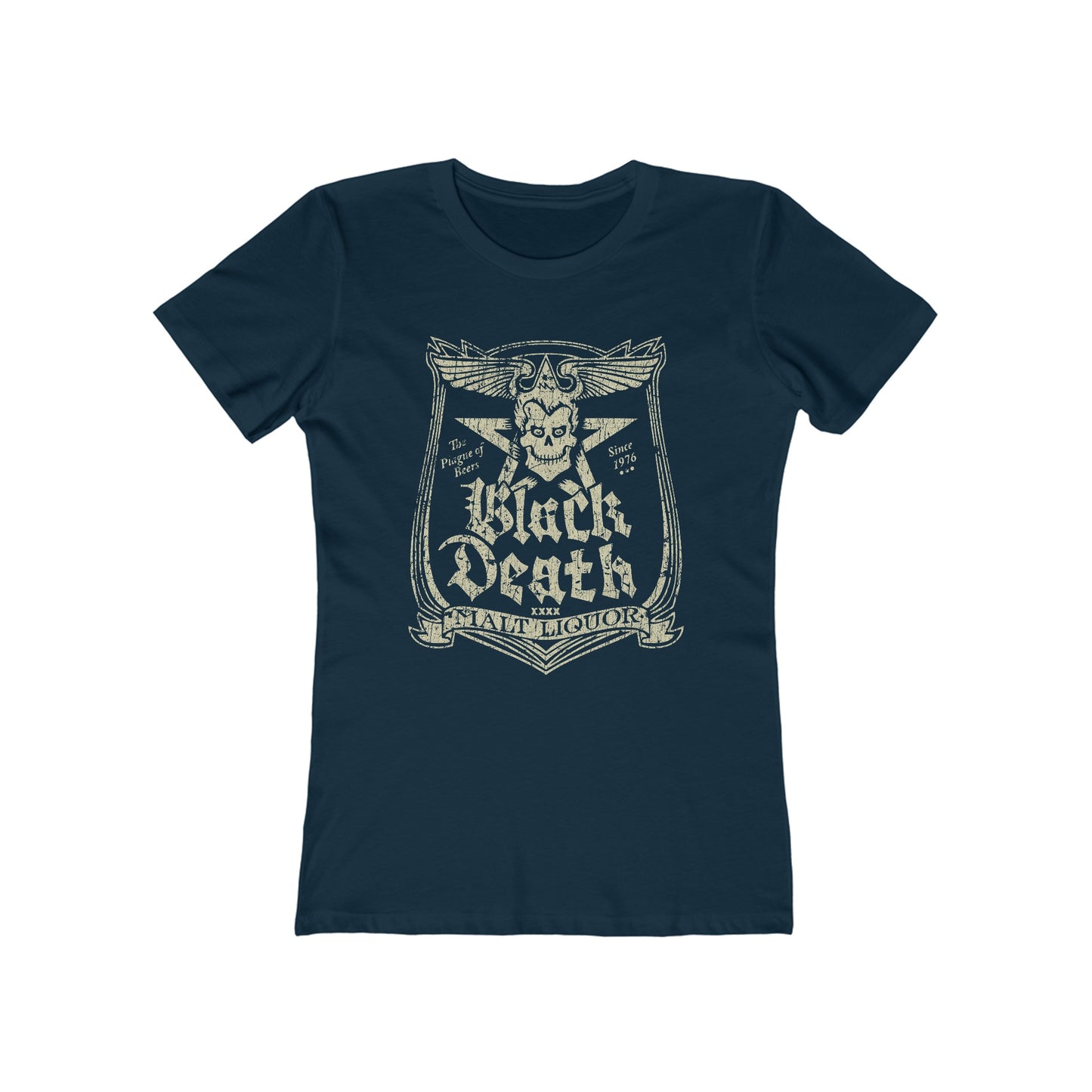 Black Death Malt Liquor 1976 Vintage Women's T-Shirt