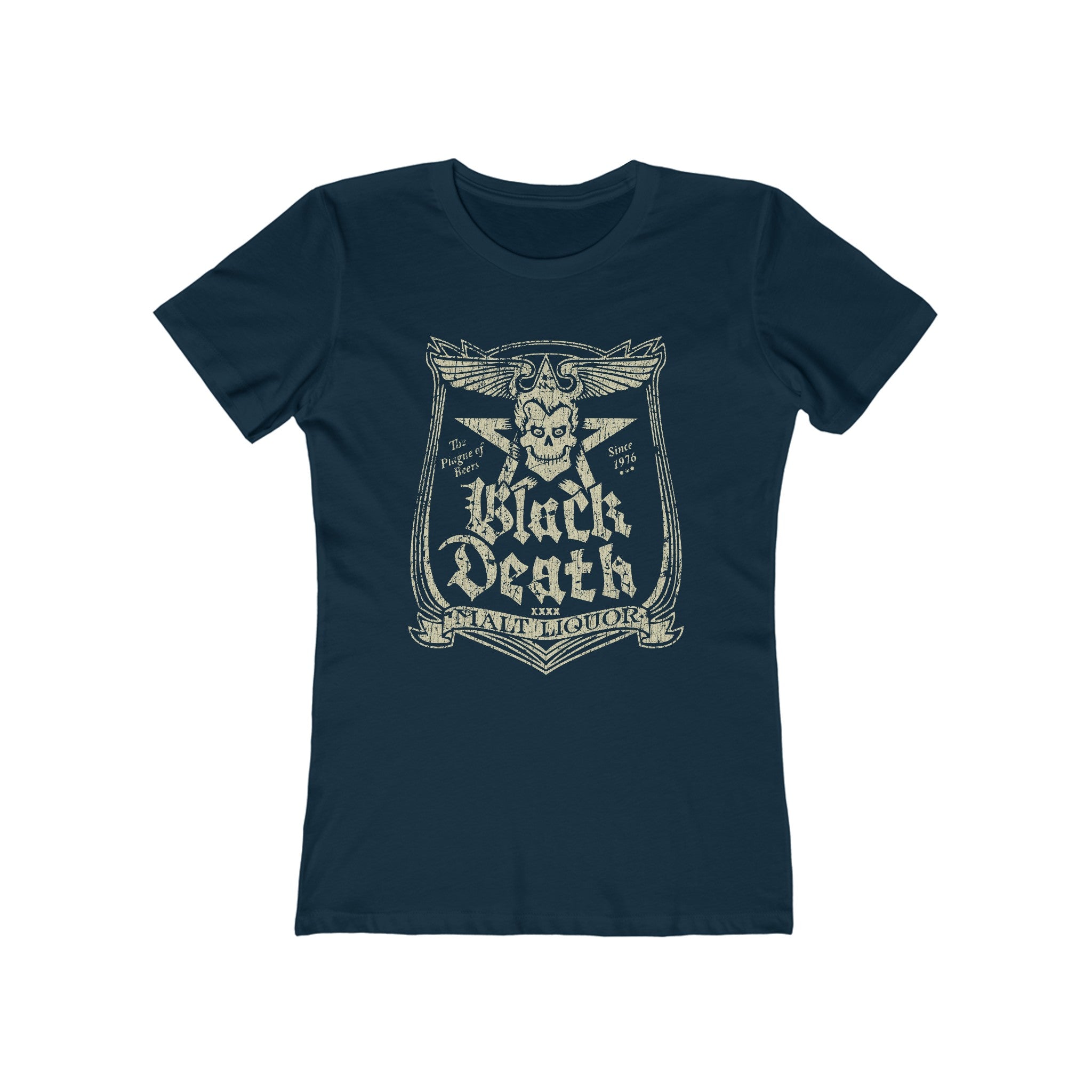 Black Death Malt Liquor 1976 Vintage Women's T-Shirt