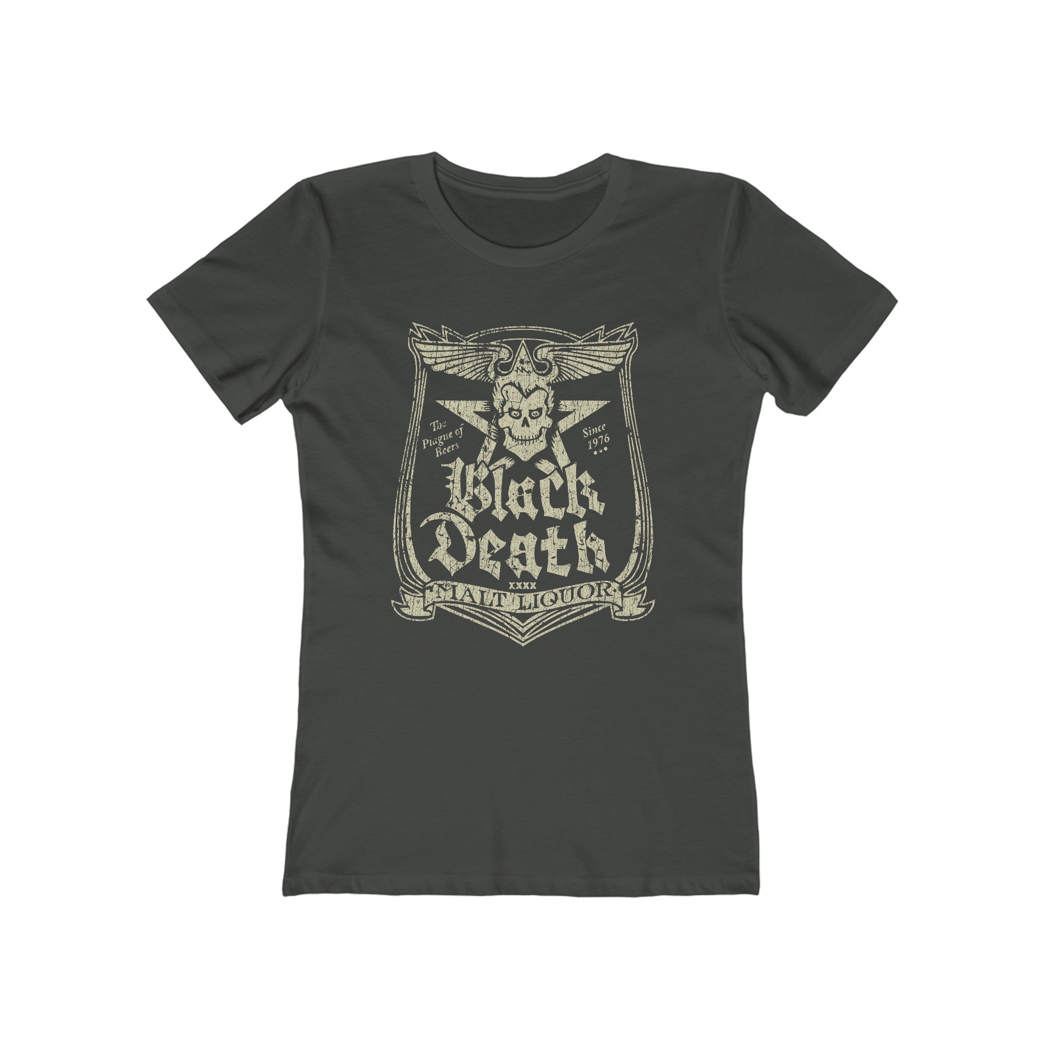 Black Death Malt Liquor 1976 Vintage Women's T-Shirt