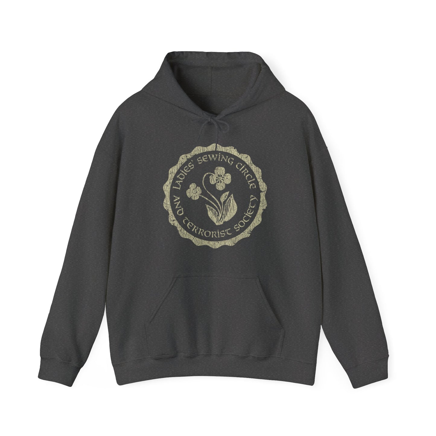 Ladies Sewing Circle and Terrorist Society 1974 Vintage Men's Hoodie