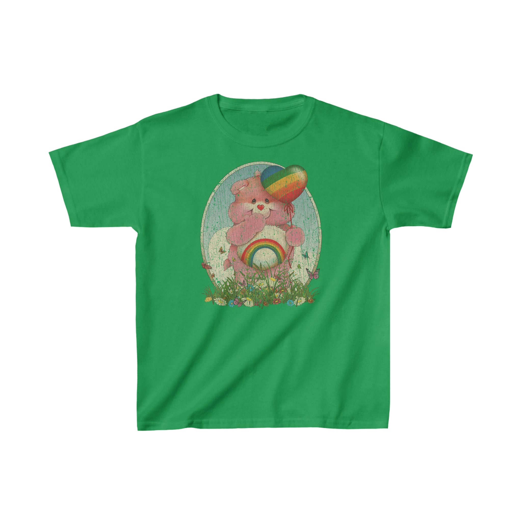 Rainbow Pride Bear 1981 Vintage Kid's T-Shirt