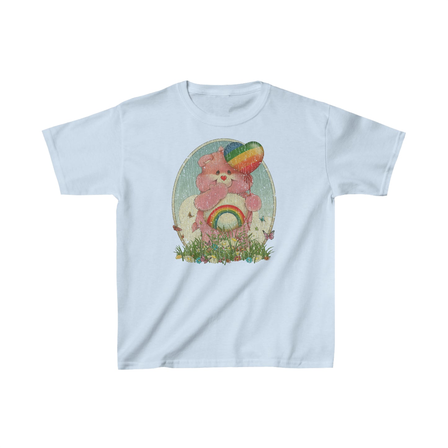 Rainbow Pride Bear 1981 Vintage Kid's T-Shirt