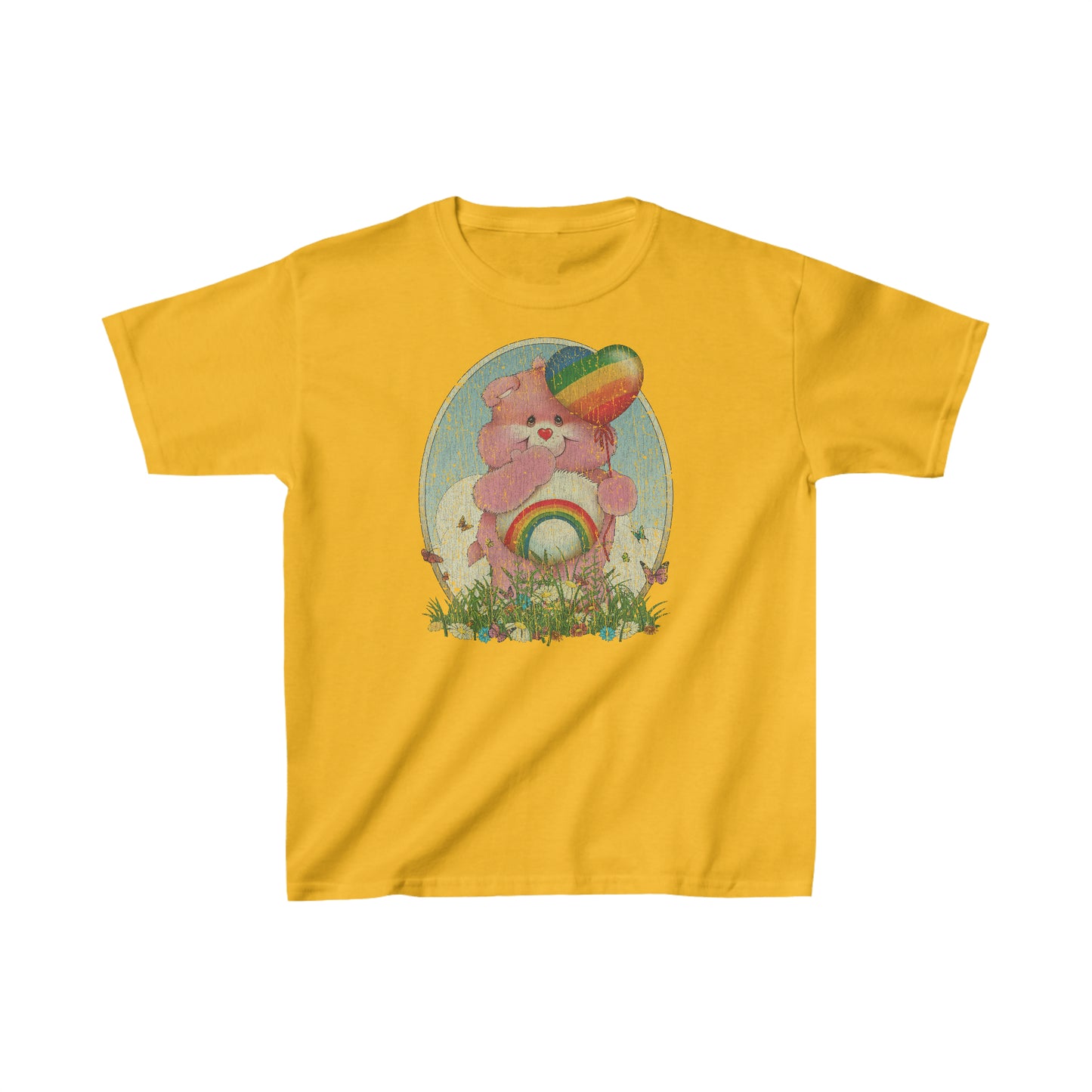 Rainbow Pride Bear 1981 Vintage Kid's T-Shirt