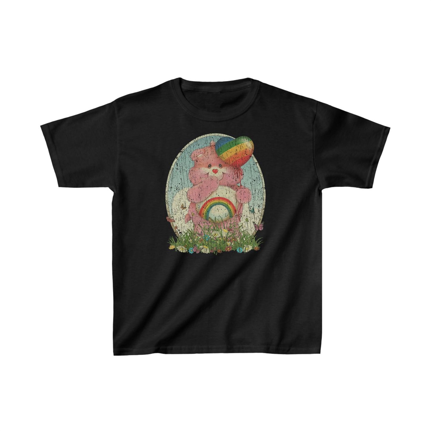 Rainbow Pride Bear 1981 Vintage Kid's T-Shirt
