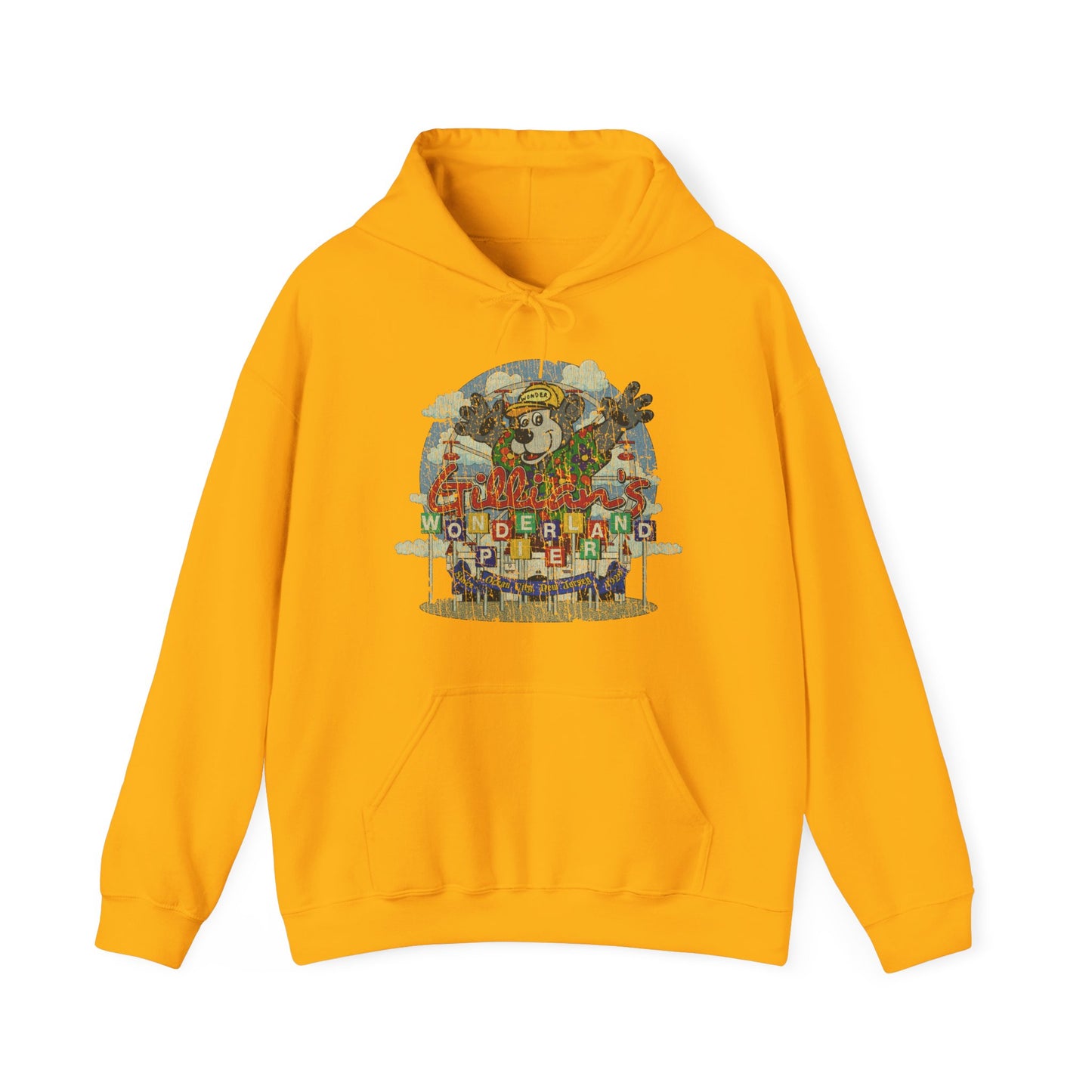 Gillian’s Wonderland Pier 1929 Vintage Men's Hoodie