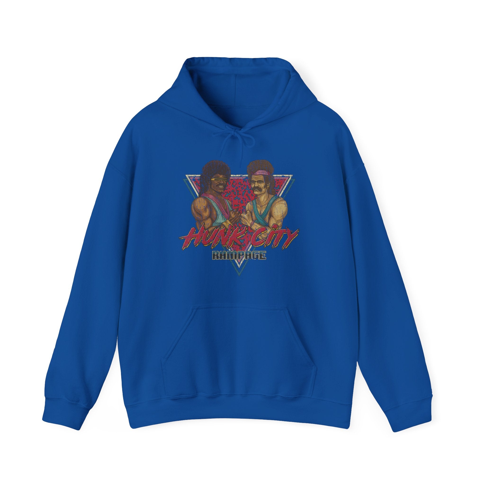 Hunk City Rampage 1989 Vintage Men's Hoodie