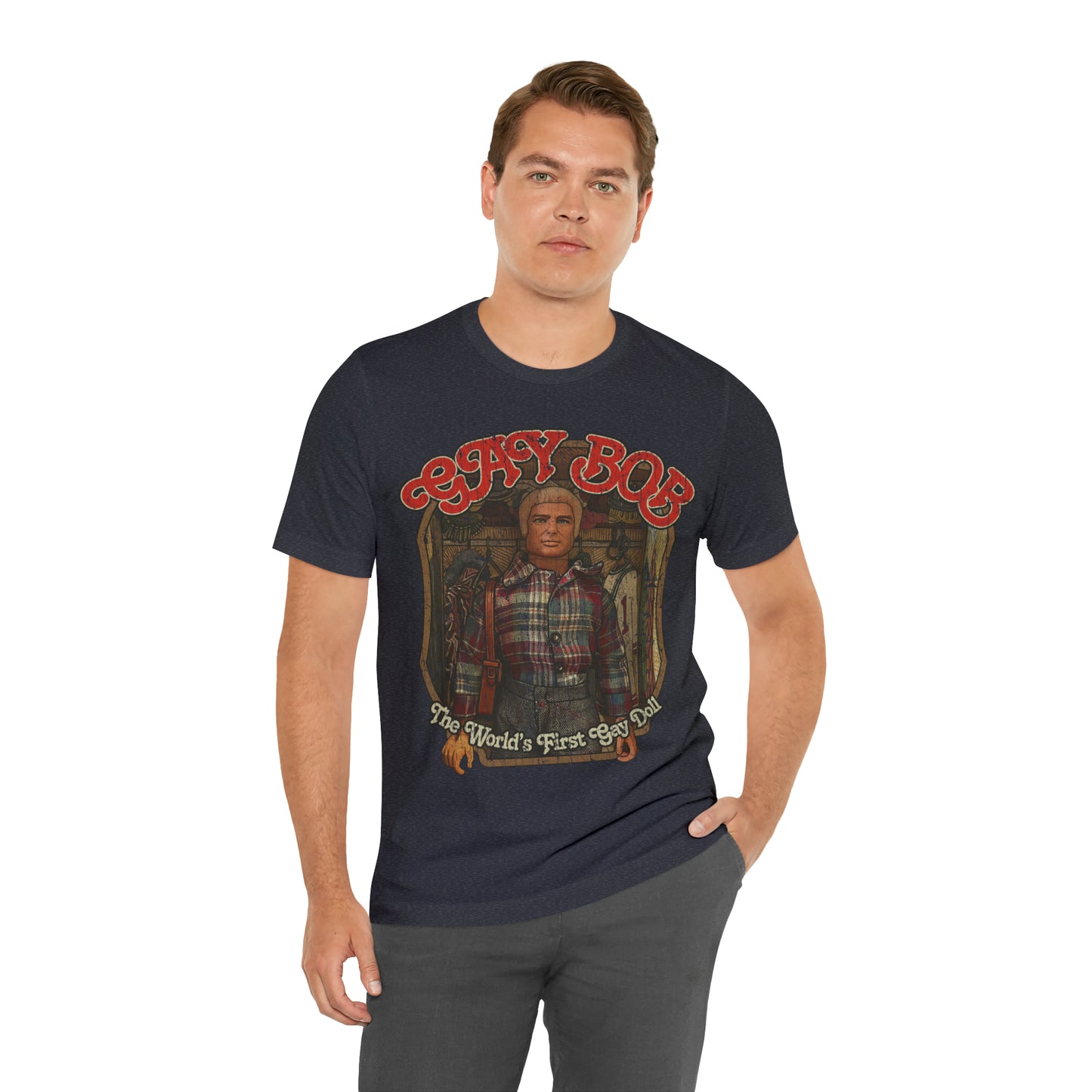 Gay Bob Doll 1977 Vintage Men's T-Shirt