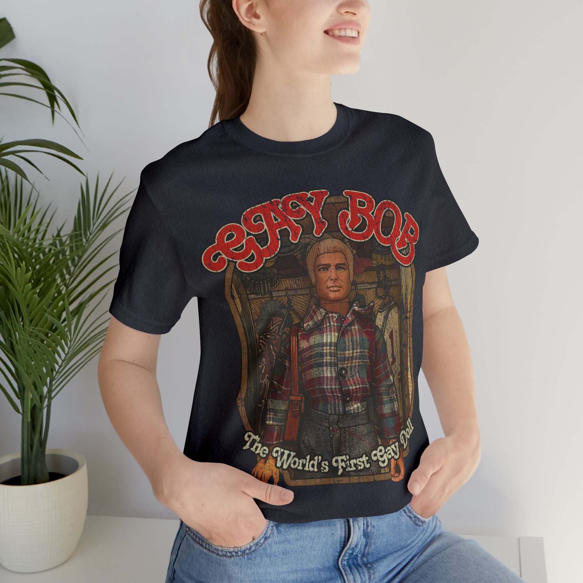 Gay Bob Doll 1977 Vintage Men's T-Shirt