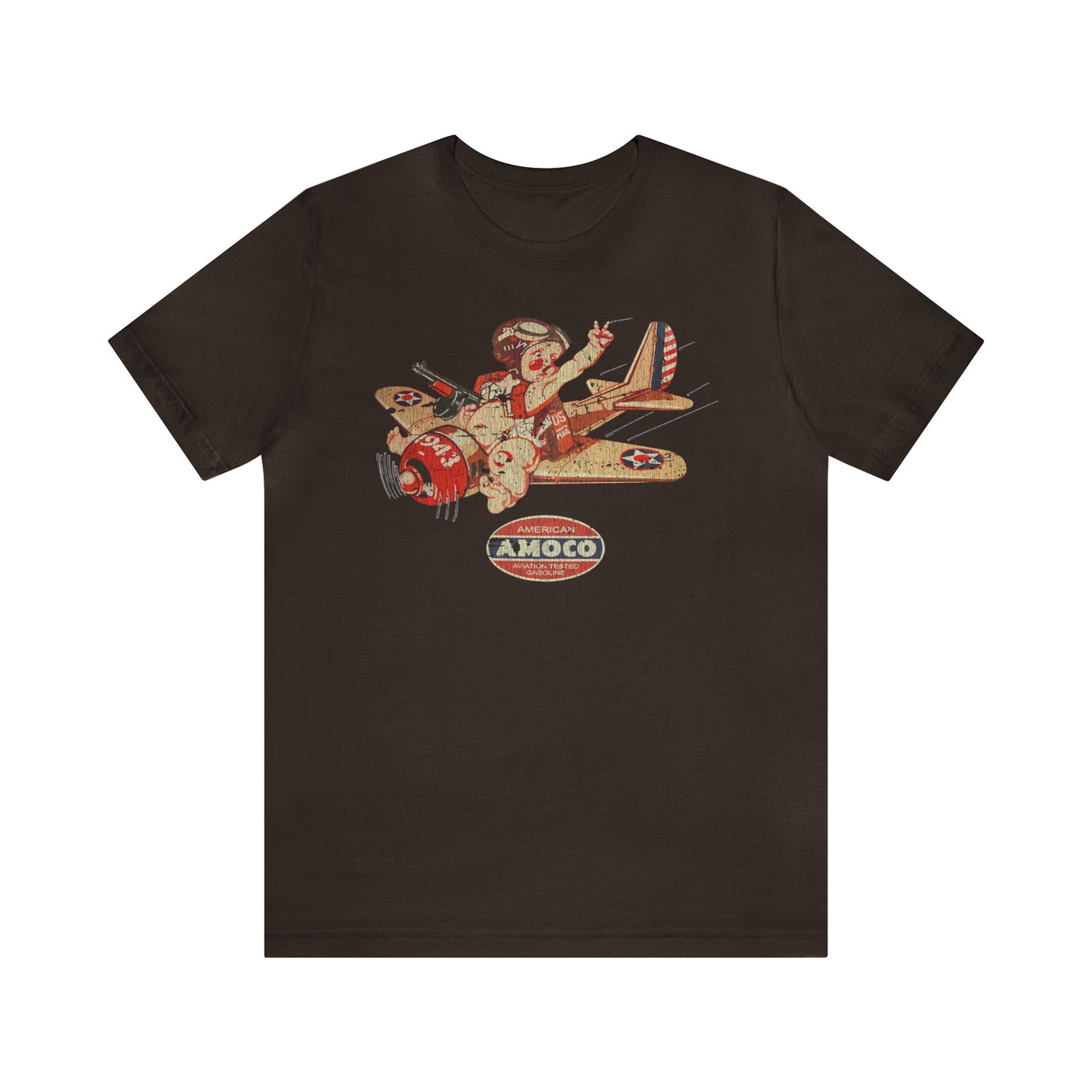 Amoco Aviation Fuel 1943 Vintage Men's T-Shirt