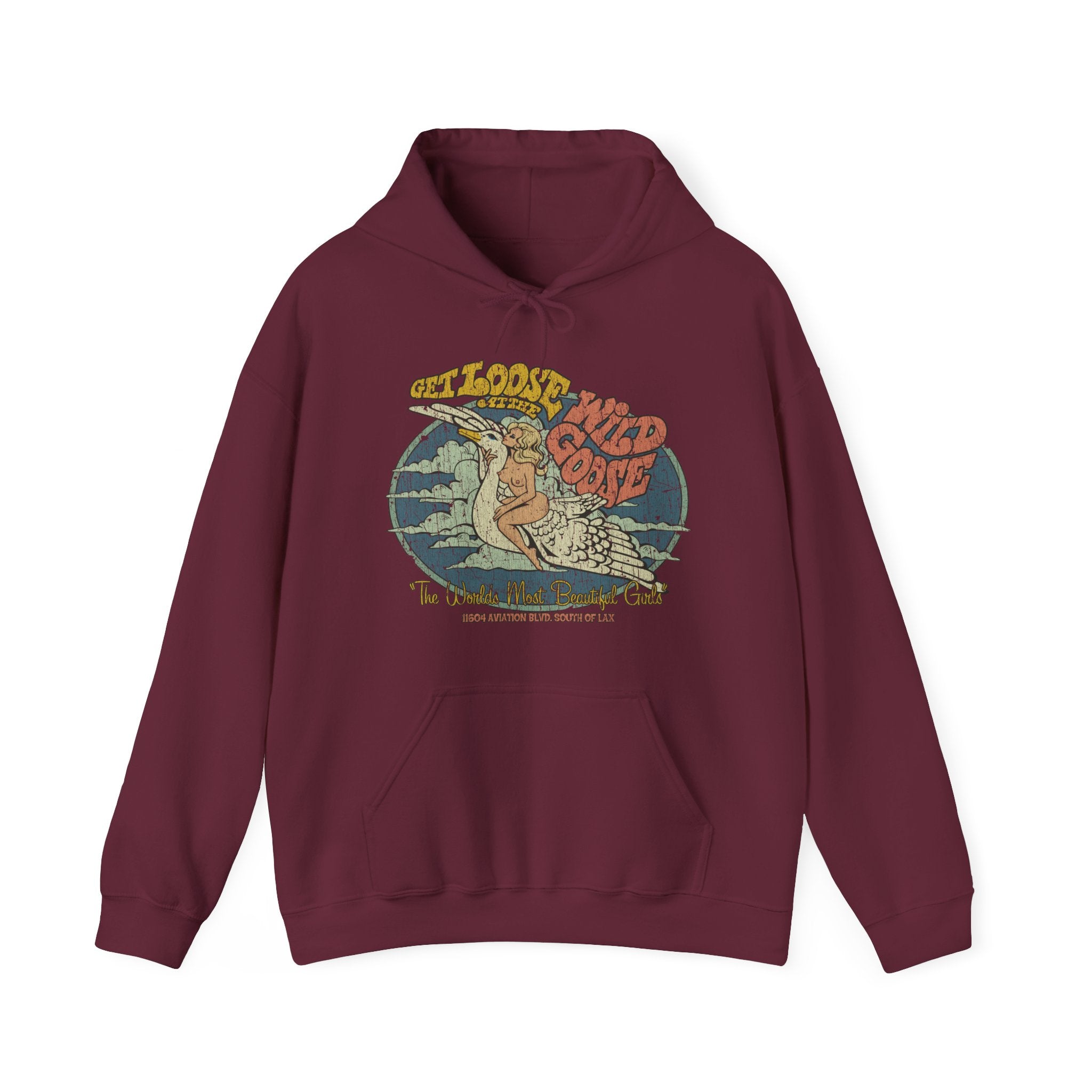 Get Loose at The Wild Goose 1966 Vintage Men's Hoodie