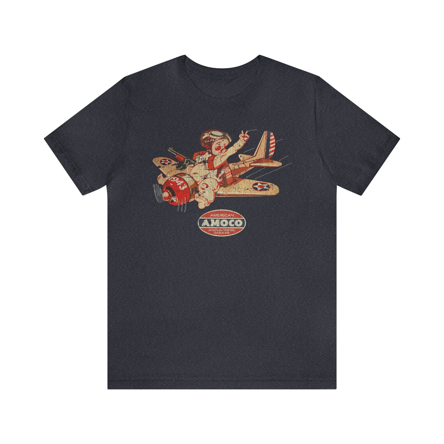 Amoco Aviation Fuel 1943 Vintage Men's T-Shirt