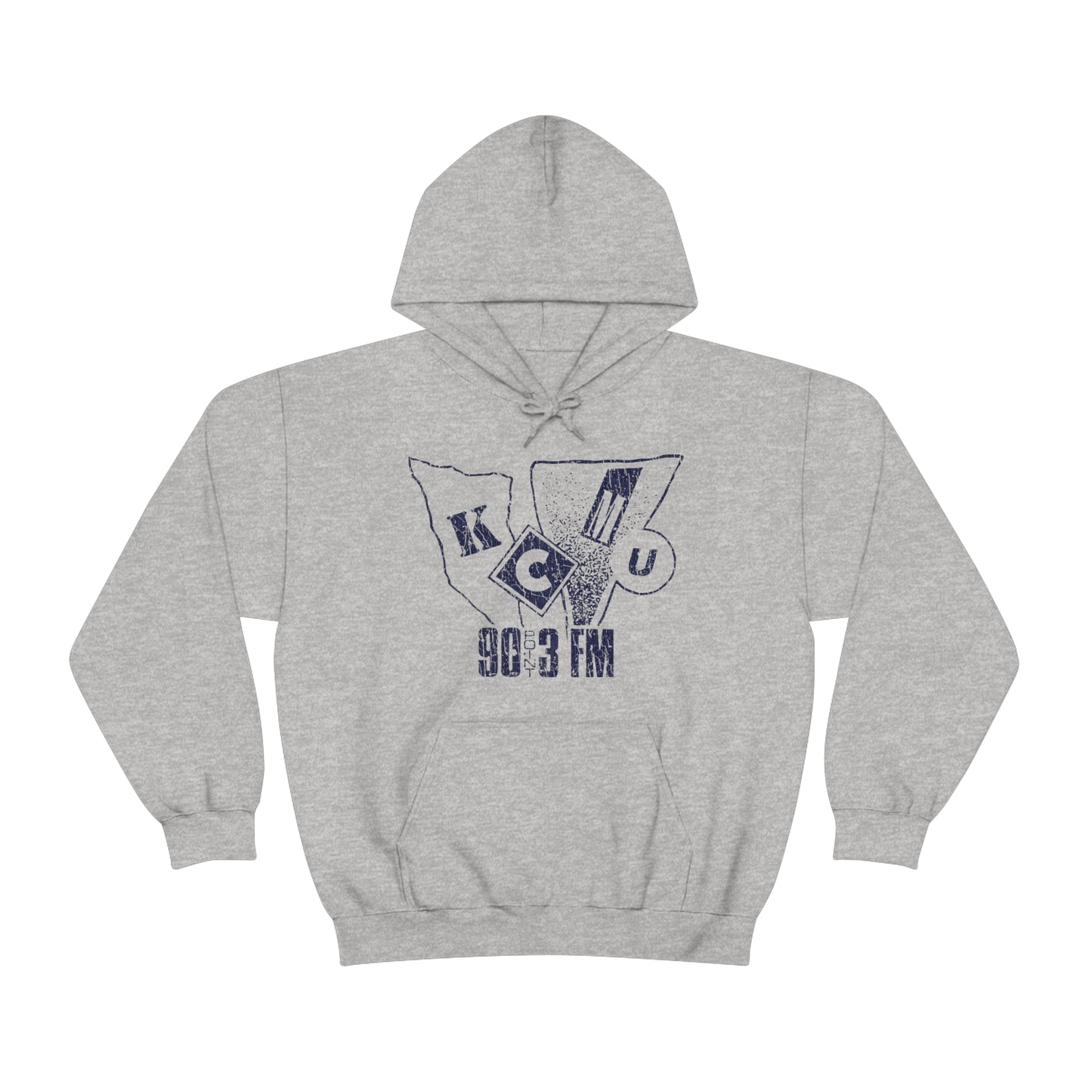 KCMU 90.3 FM Seattle 1972 Vintage Men's Hoodie