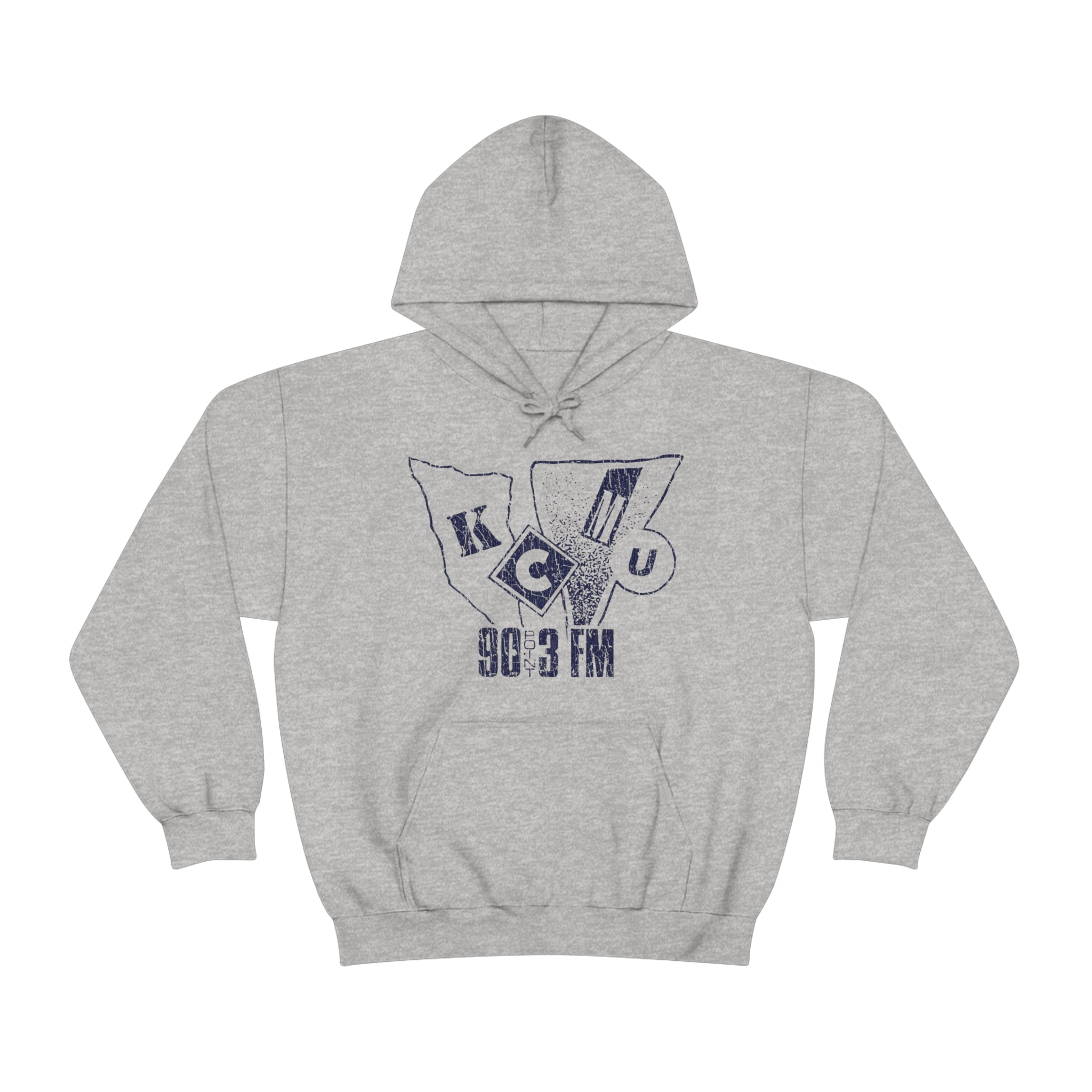 KCMU 90.3 FM Seattle 1972 Vintage Men's Hoodie