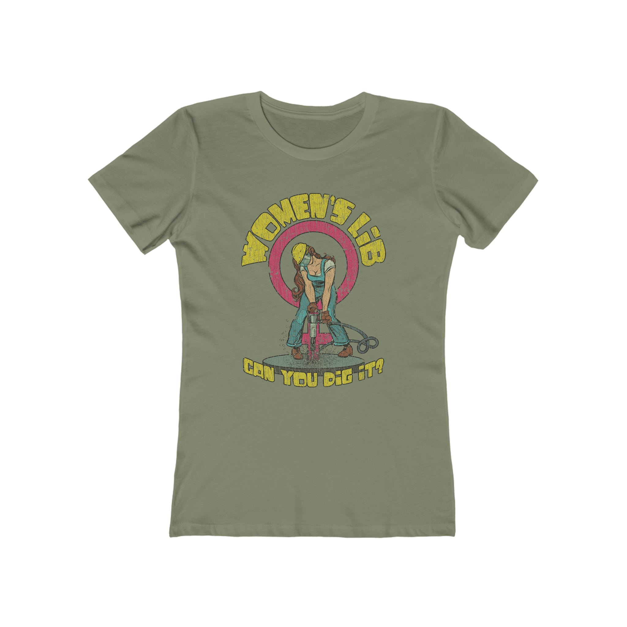 Women's Lib... Can You Dig It? 1968 Vintage Women's T-Shirt
