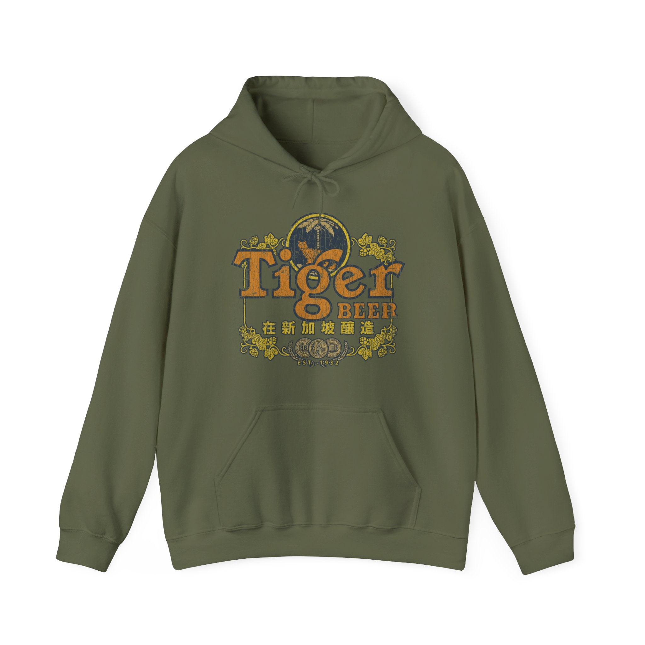 Tiger Beer Singapore 1932 Vintage Men's Hoodie