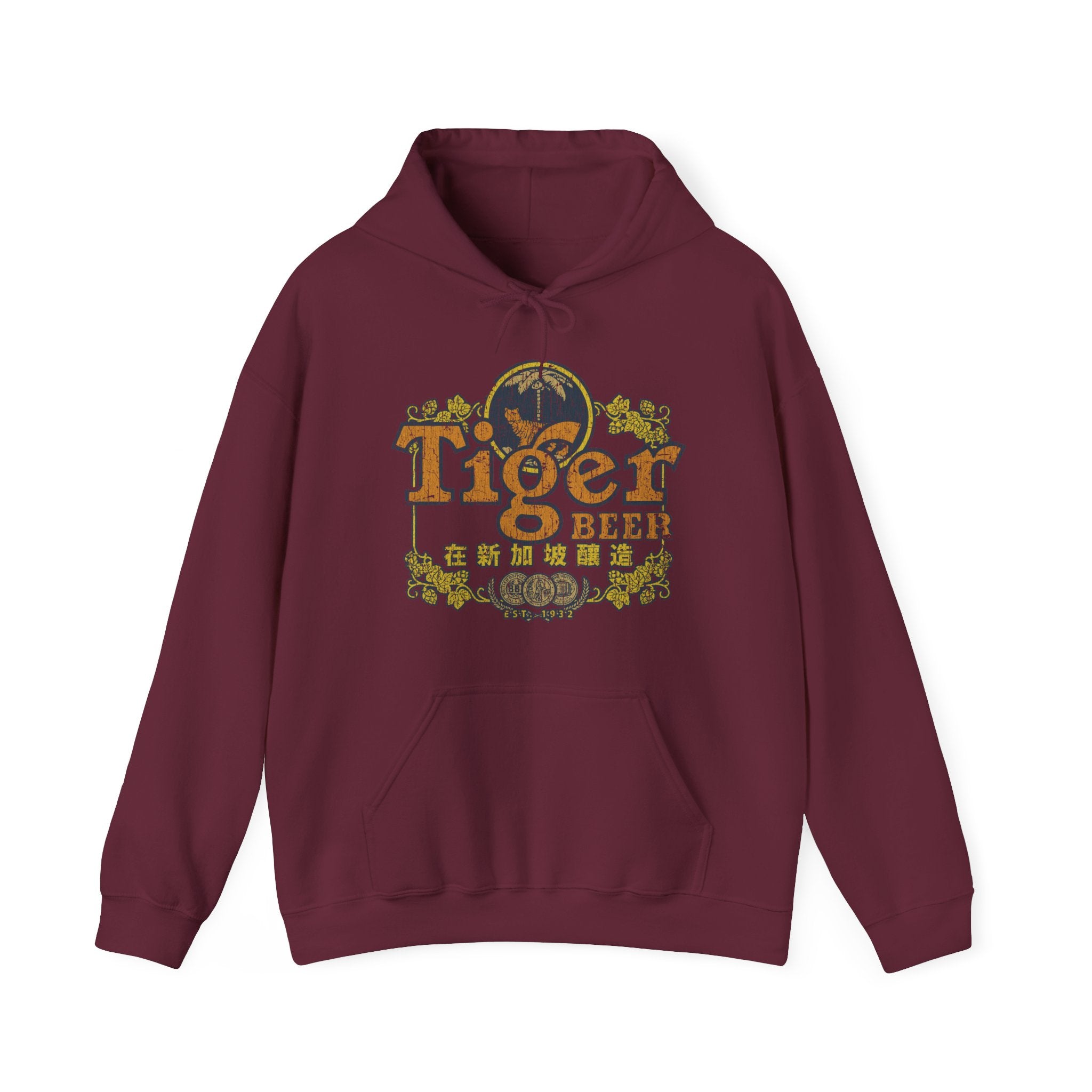 Tiger Beer Singapore 1932 Vintage Men's Hoodie