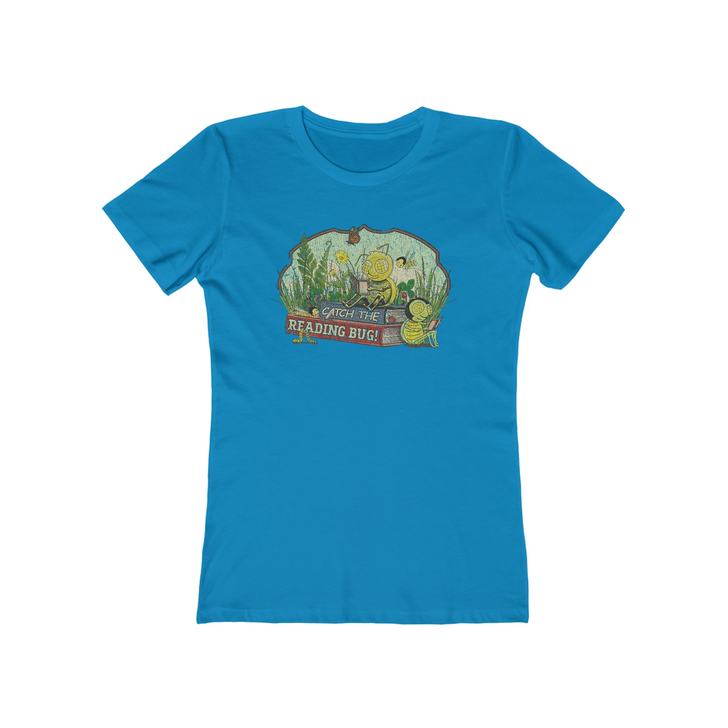 Catch The Reading Bug 2002 Vintage Women's T-Shirt