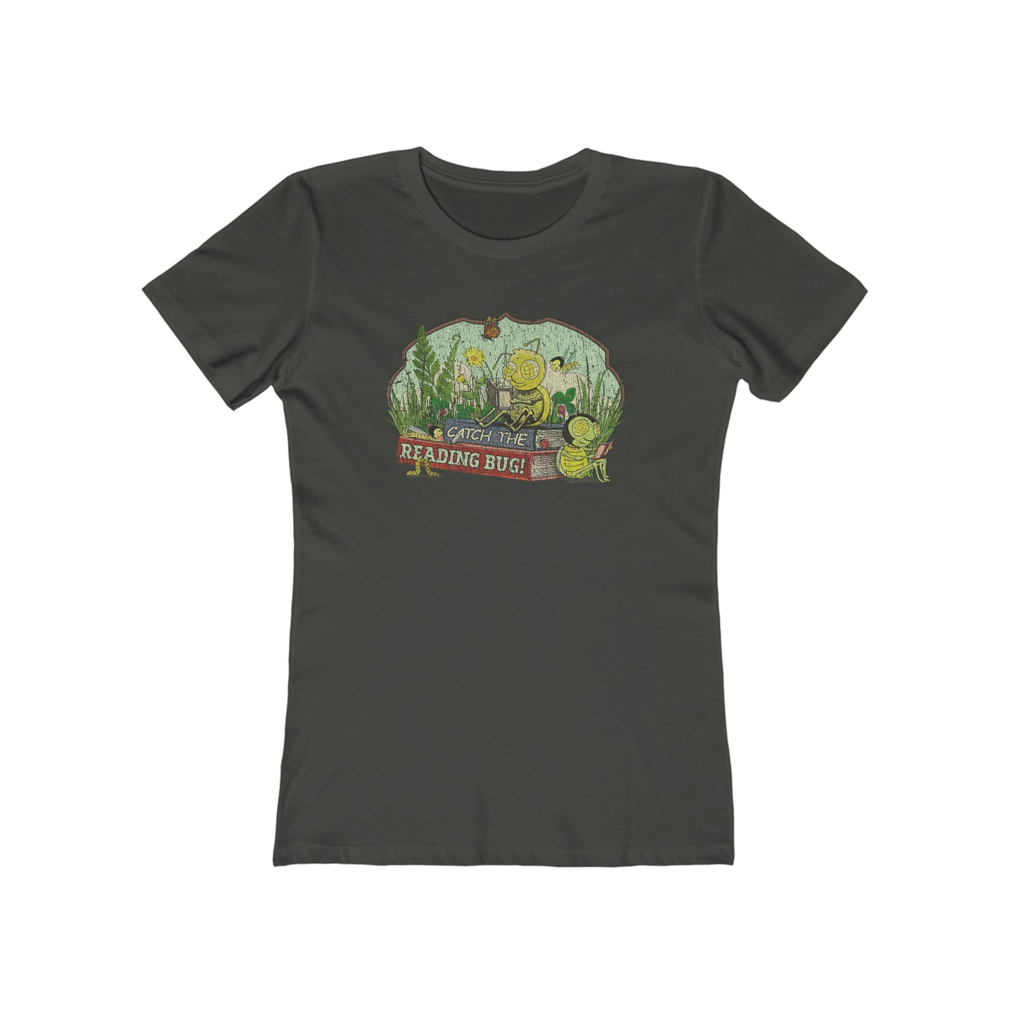 Catch The Reading Bug 2002 Vintage Women's T-Shirt