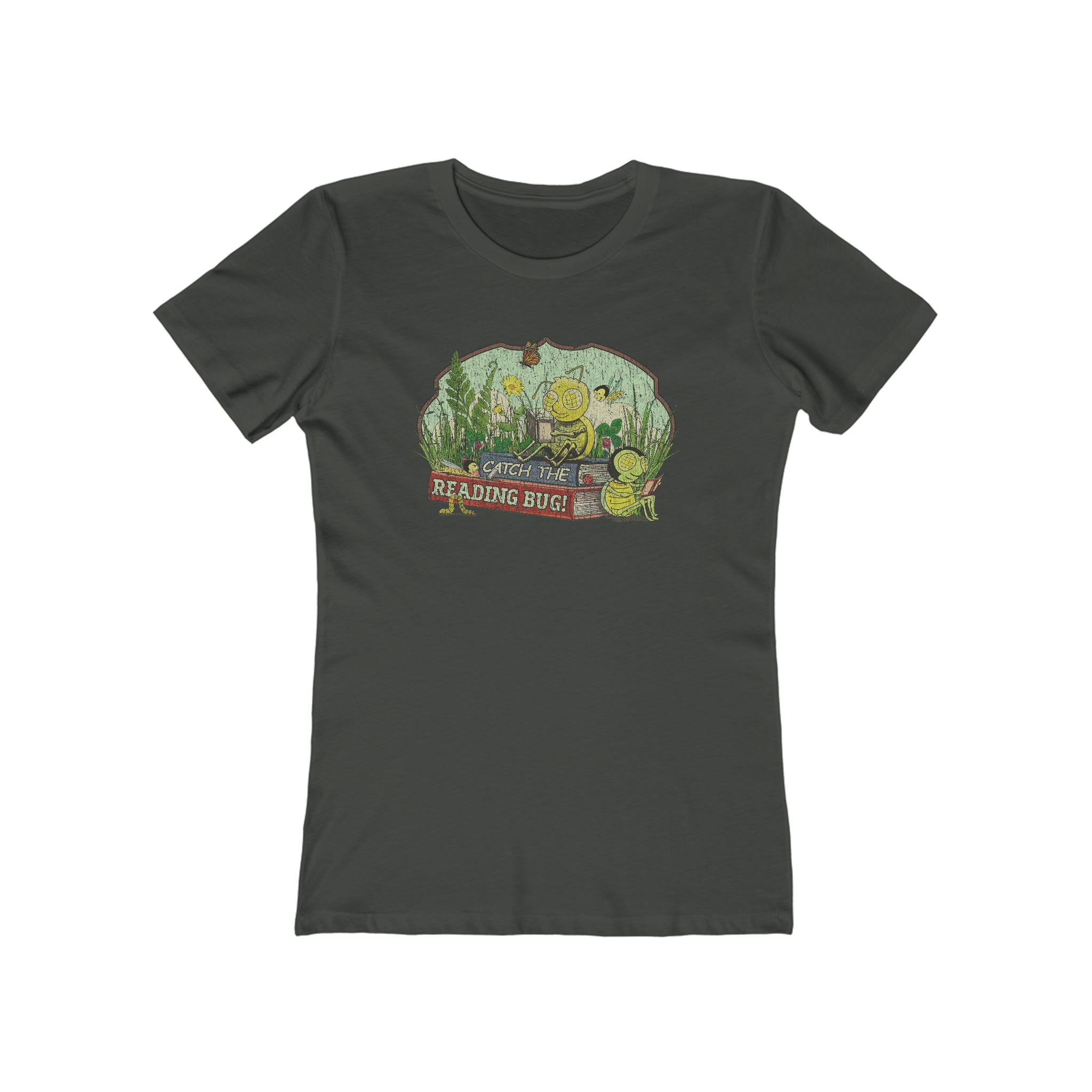 Catch The Reading Bug 2002 Vintage Women's T-Shirt