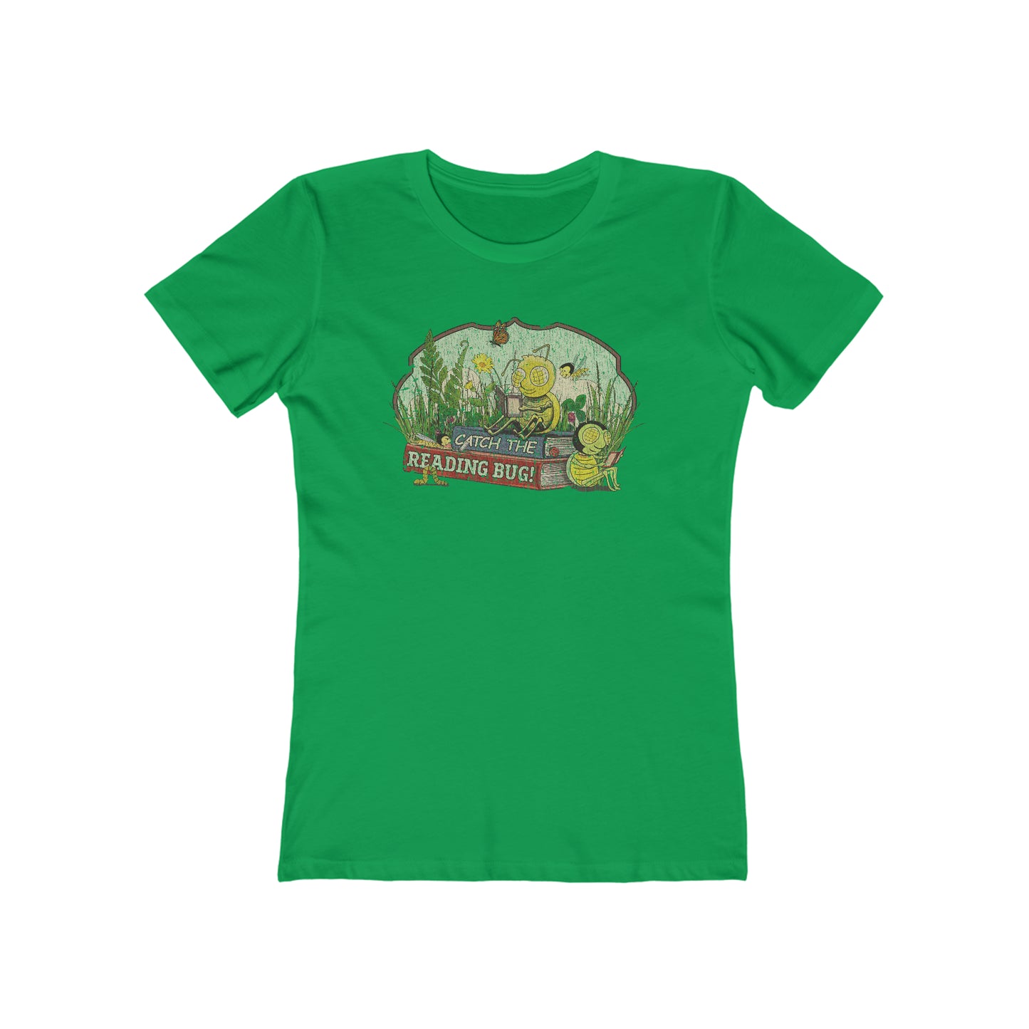 Catch The Reading Bug 2002 Vintage Women's T-Shirt