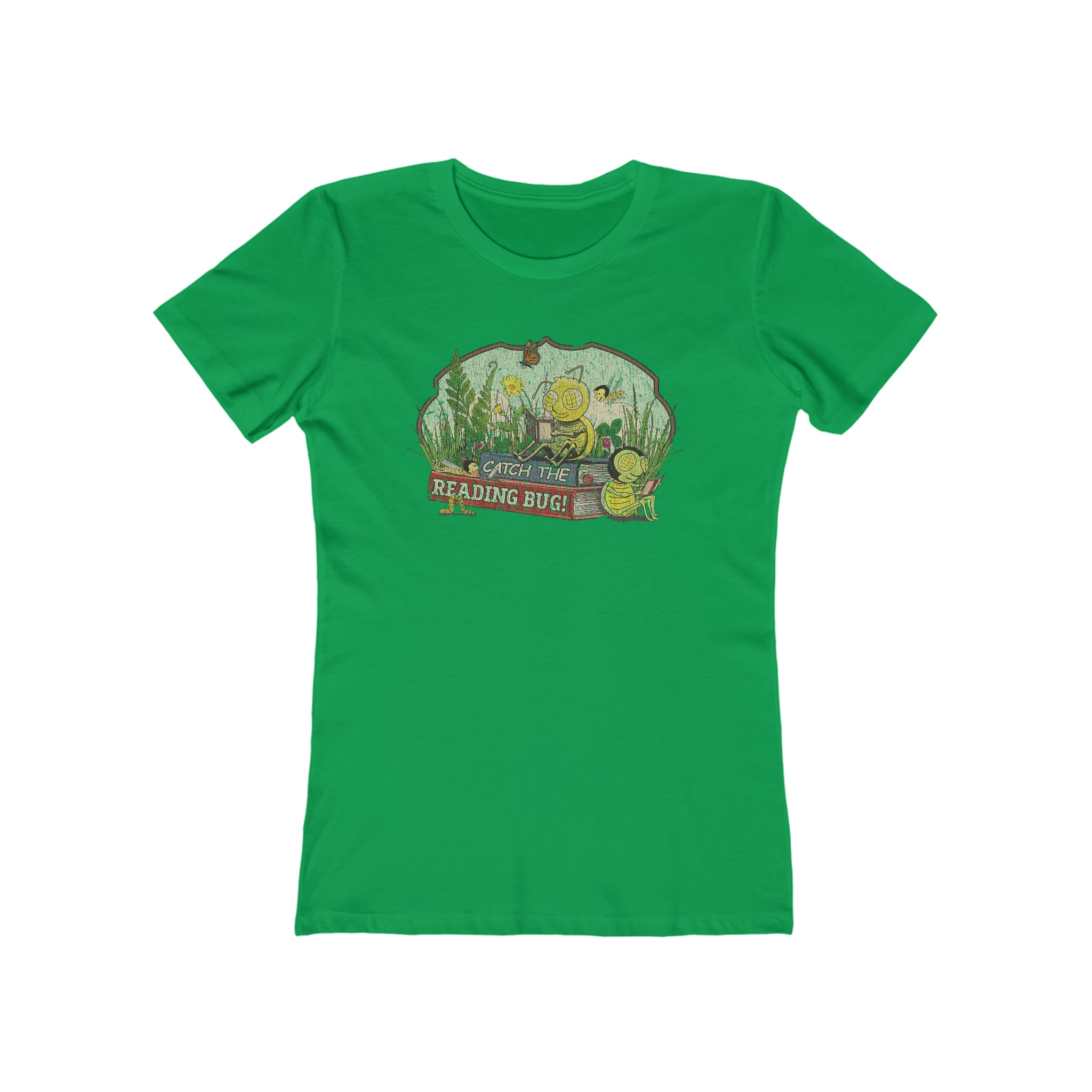 Catch The Reading Bug 2002 Vintage Women's T-Shirt