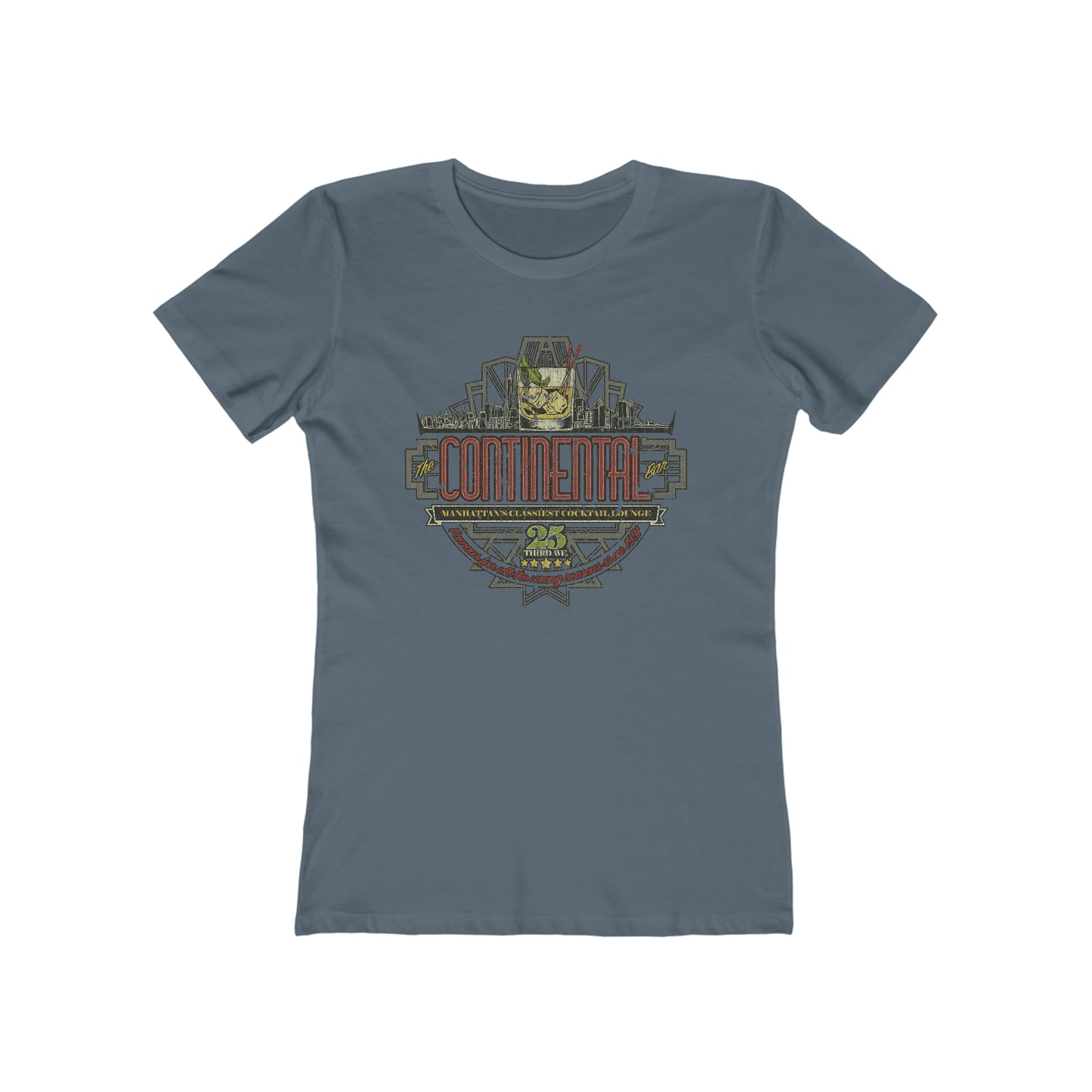 The Continental Bar New York City 1991 Vintage Women's T-Shirt
