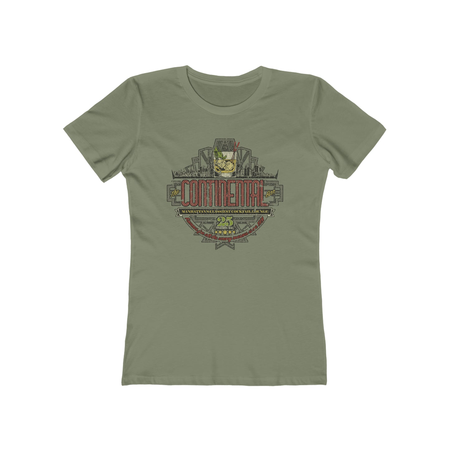 The Continental Bar New York City 1991 Vintage Women's T-Shirt