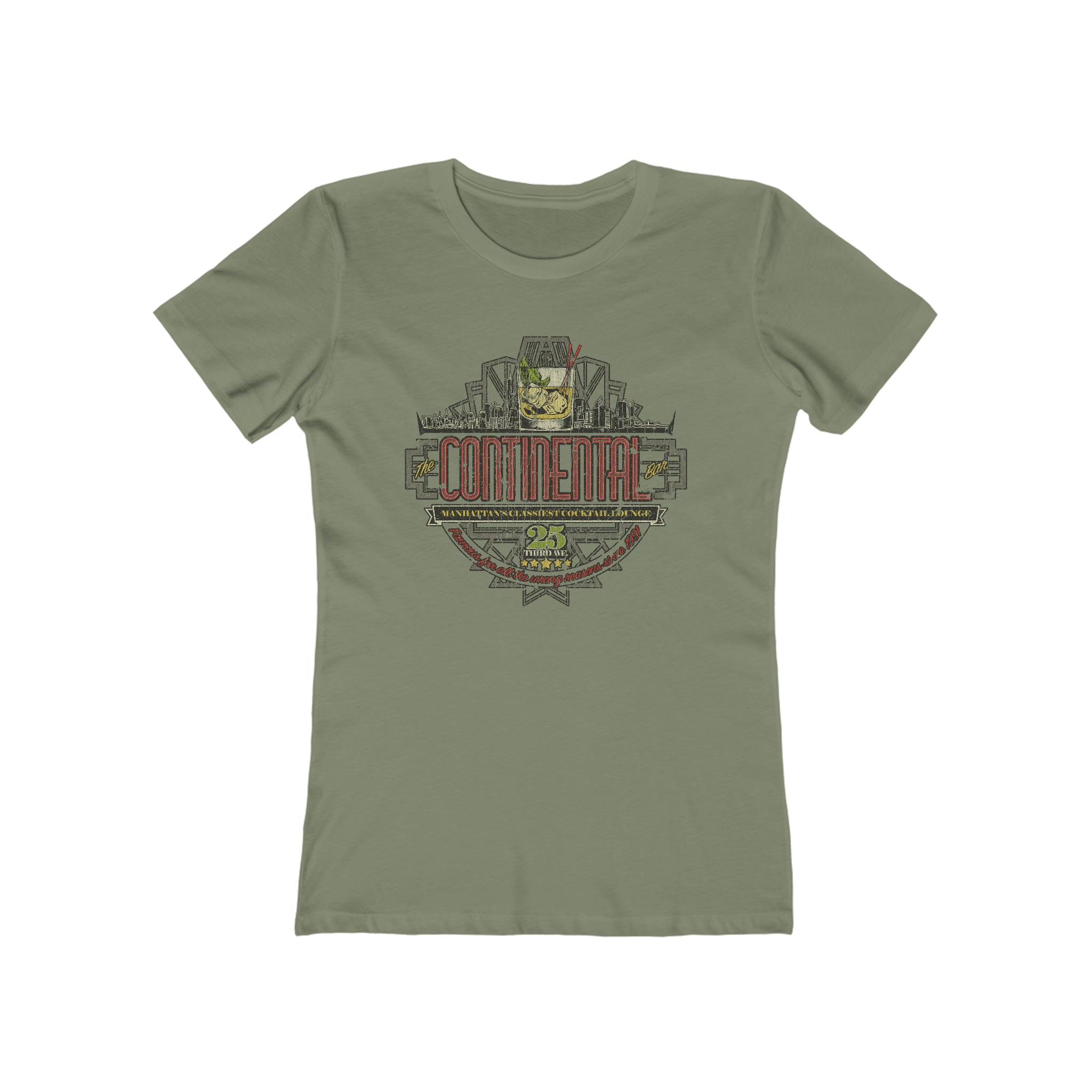 The Continental Bar New York City 1991 Vintage Women's T-Shirt