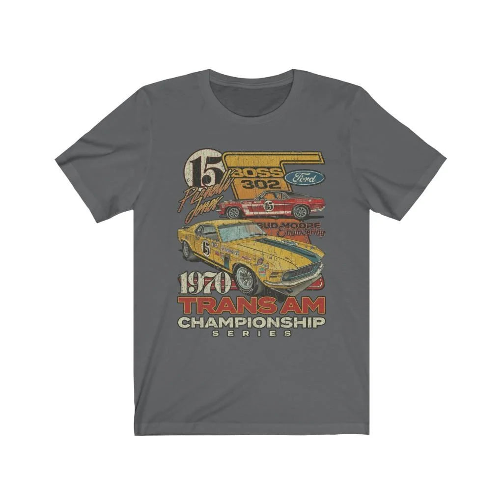 Trans Am Championship Mustang #15 1970 Vintage Men's T-Shirt